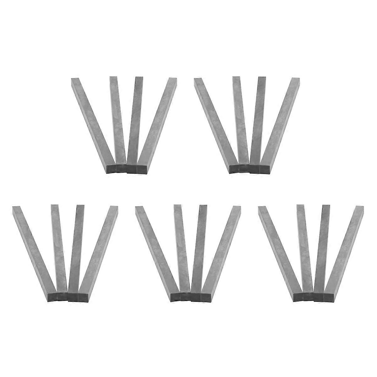 4 pcs CNC Lathe HSS Square Cutting Tool Bits 8mm x 8mm x 200mm Gray