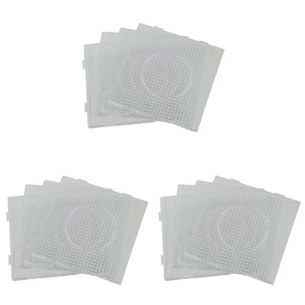 4x Clear 145x145mm Square Large Pegboards Board Fuse Bead