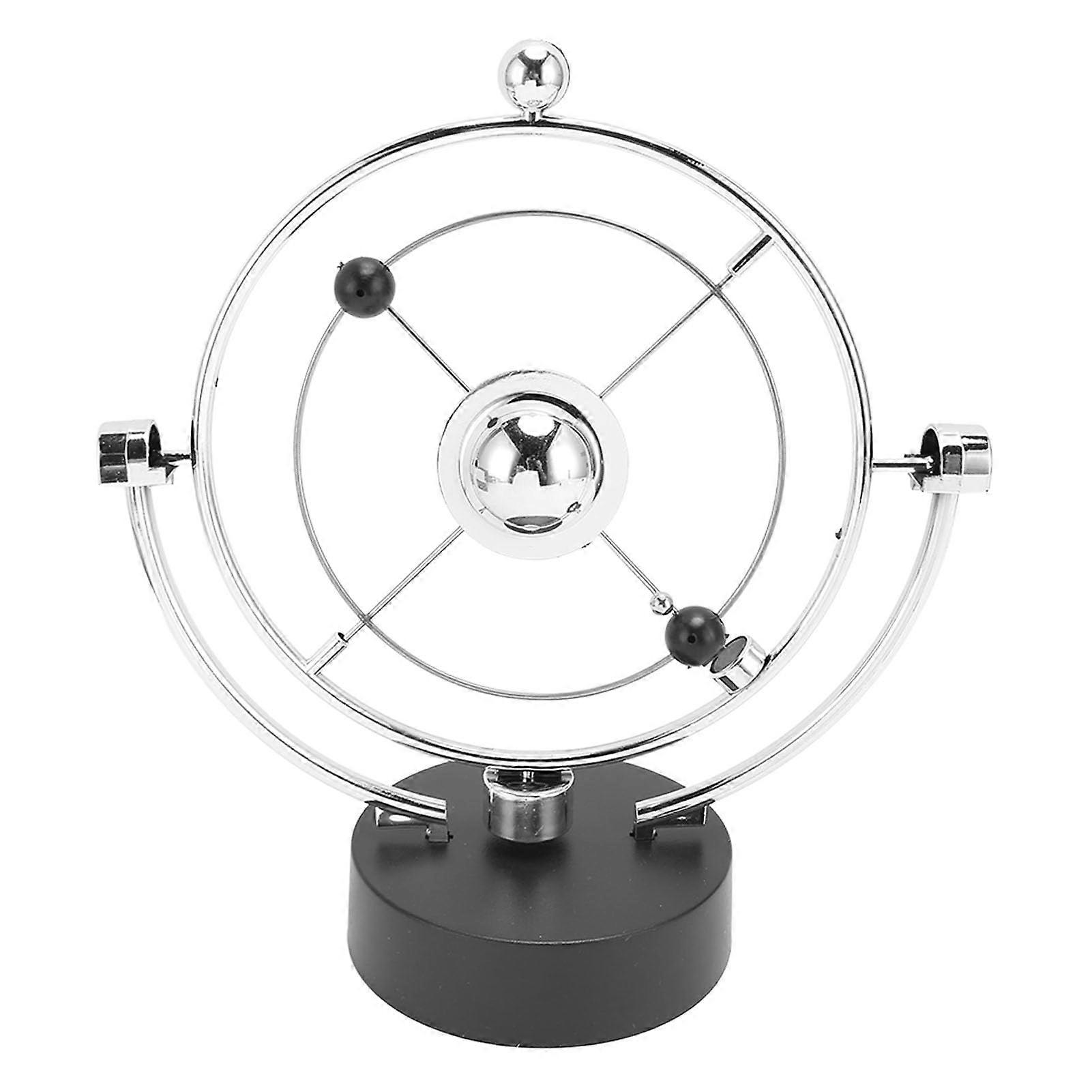 Perpetual Motion Machine Asteroid Toy, Electronic Vibration Model USBBattery Swing Balance Balls
