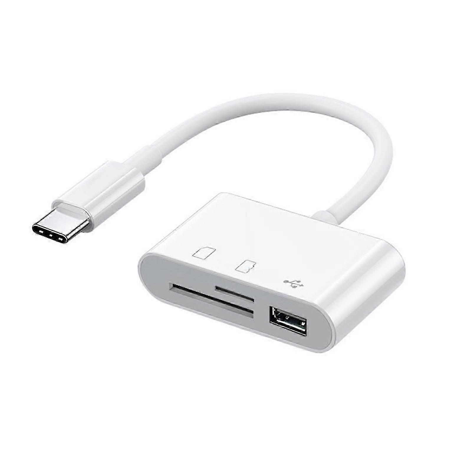 Compact Type-C Memory Card Reader with High-Speed Transmission and Wide Compatibility