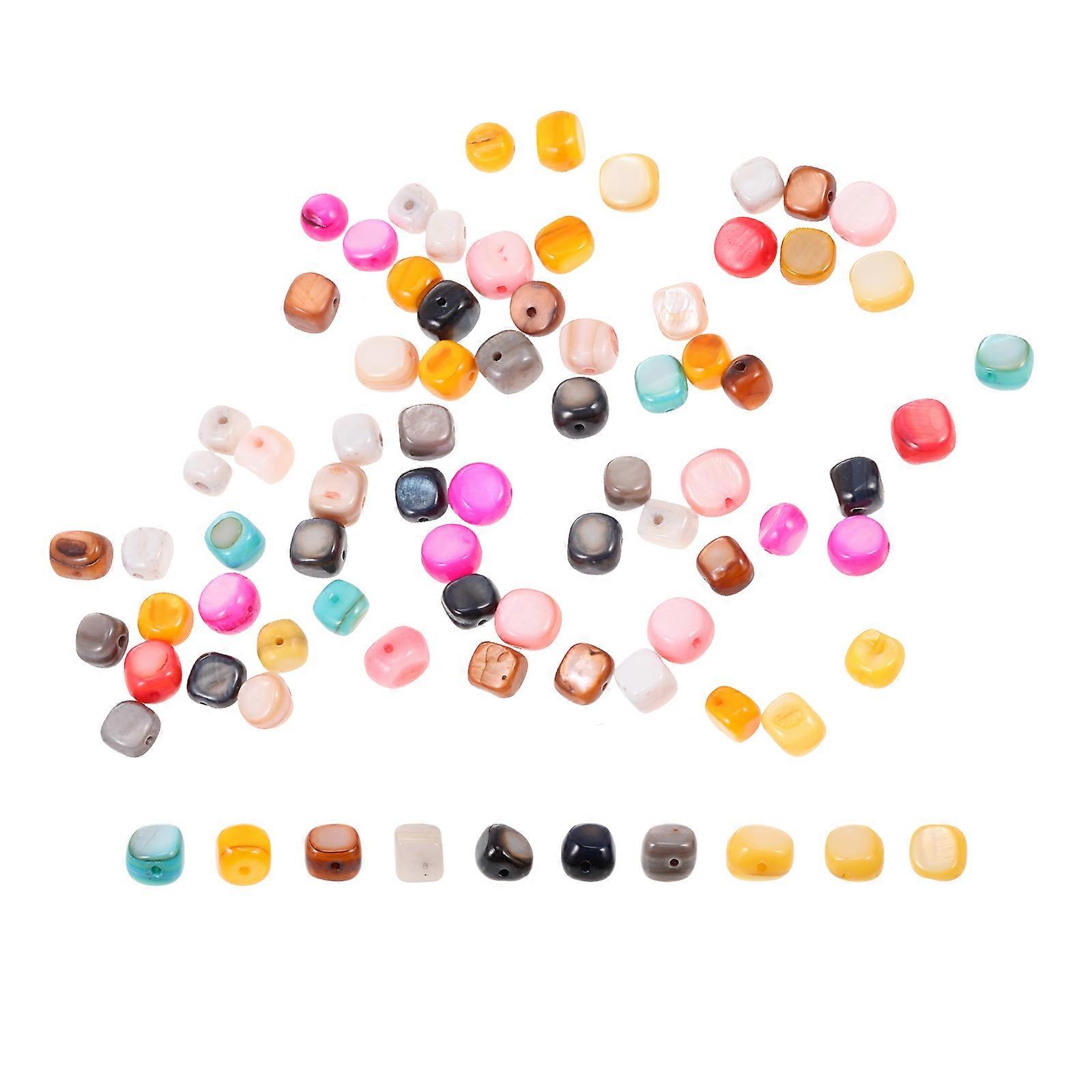 Crafting Spacer Beads Irregular Design Beads Diy Craft Loose Beads For Jewelry Making Assorted Color 0.80X0.80X0.50Cm 110Pcs