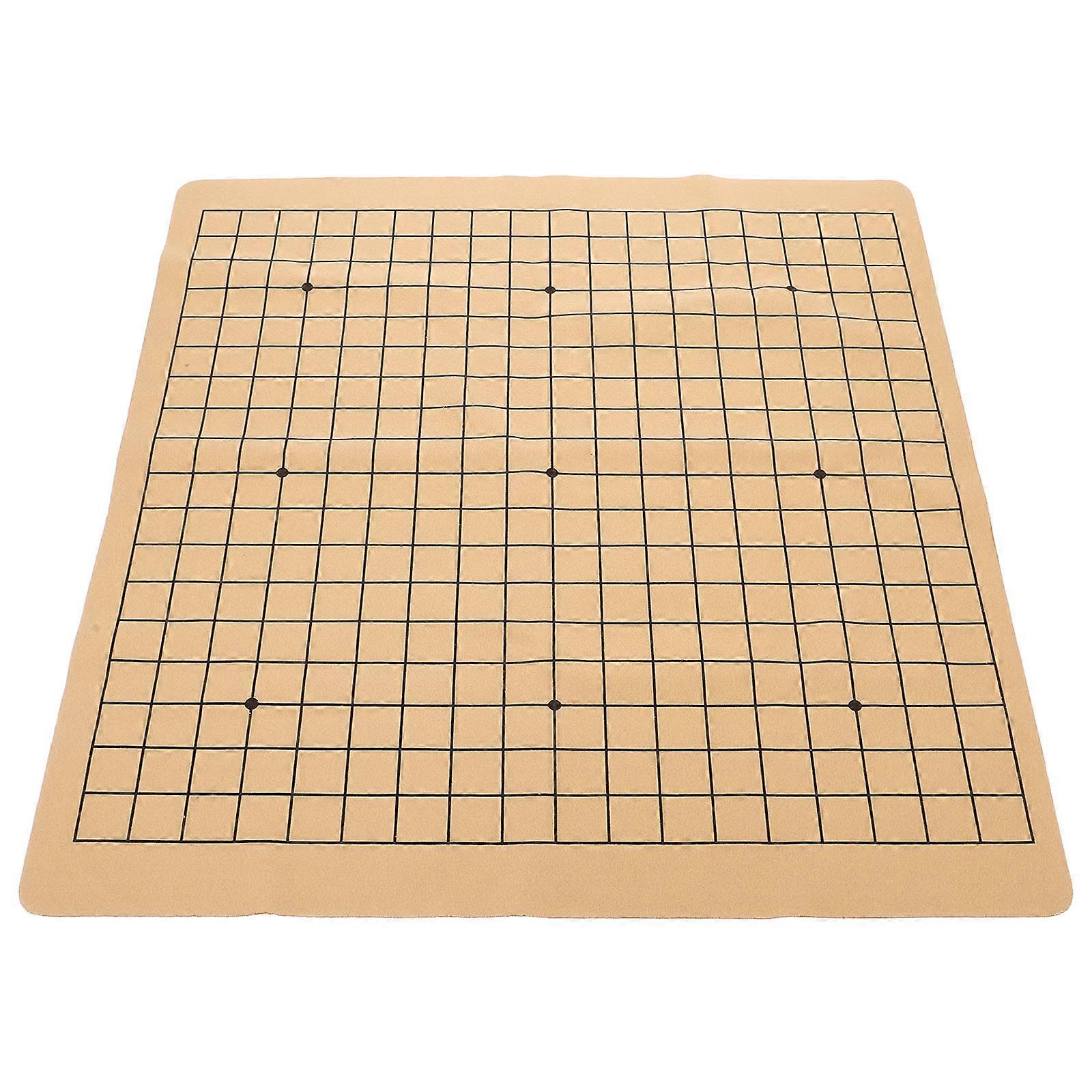 Roll Up Chess Board Dual-Sided Chessboard Beginners Rectangular Shape Portable Design Simple 1Pcs