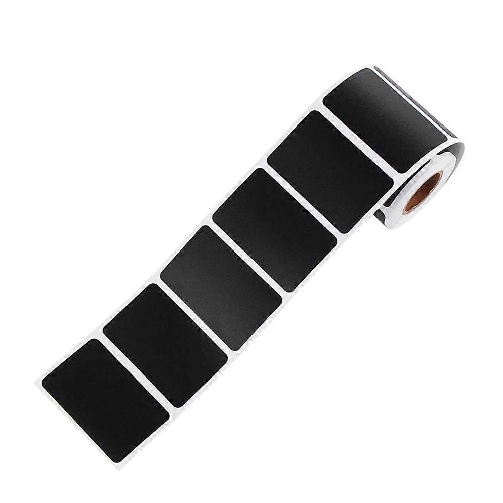 Black Chalkboard Labels Rectangular Waterproof Reusable for Spice Bottle Home Office 300Pcs