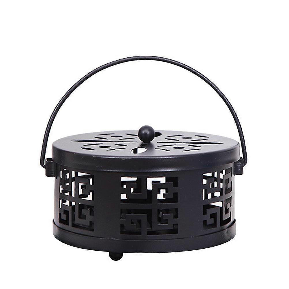 Elegant Smoke Dispenser, Portable Metal Incense Burner with Anti-Scalding Base for Versatile Usage