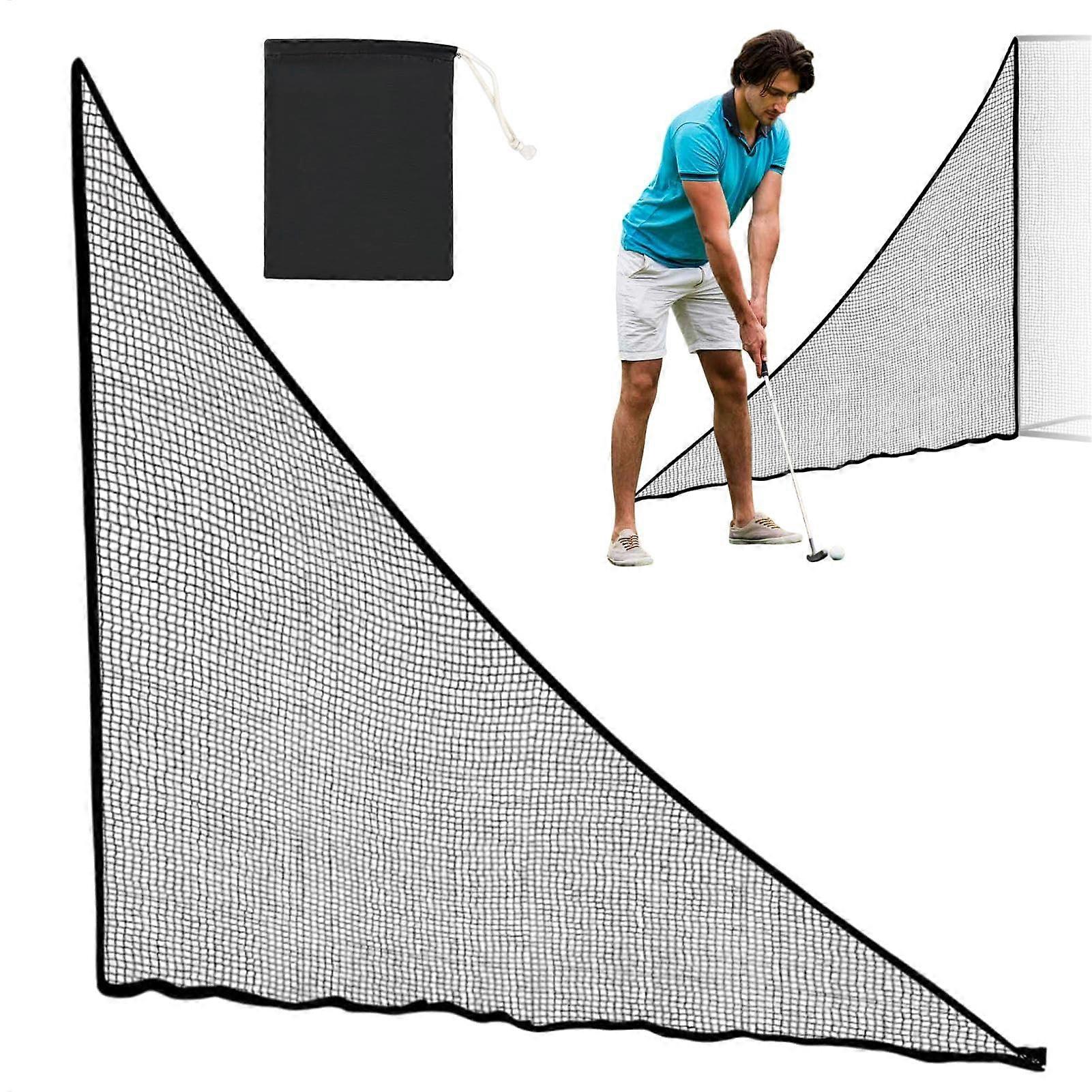 Golf Shank Net Attachment for Indoor Practice, Multi-Sport Barrier Net for Golf, Baseball, Hockey, and Football