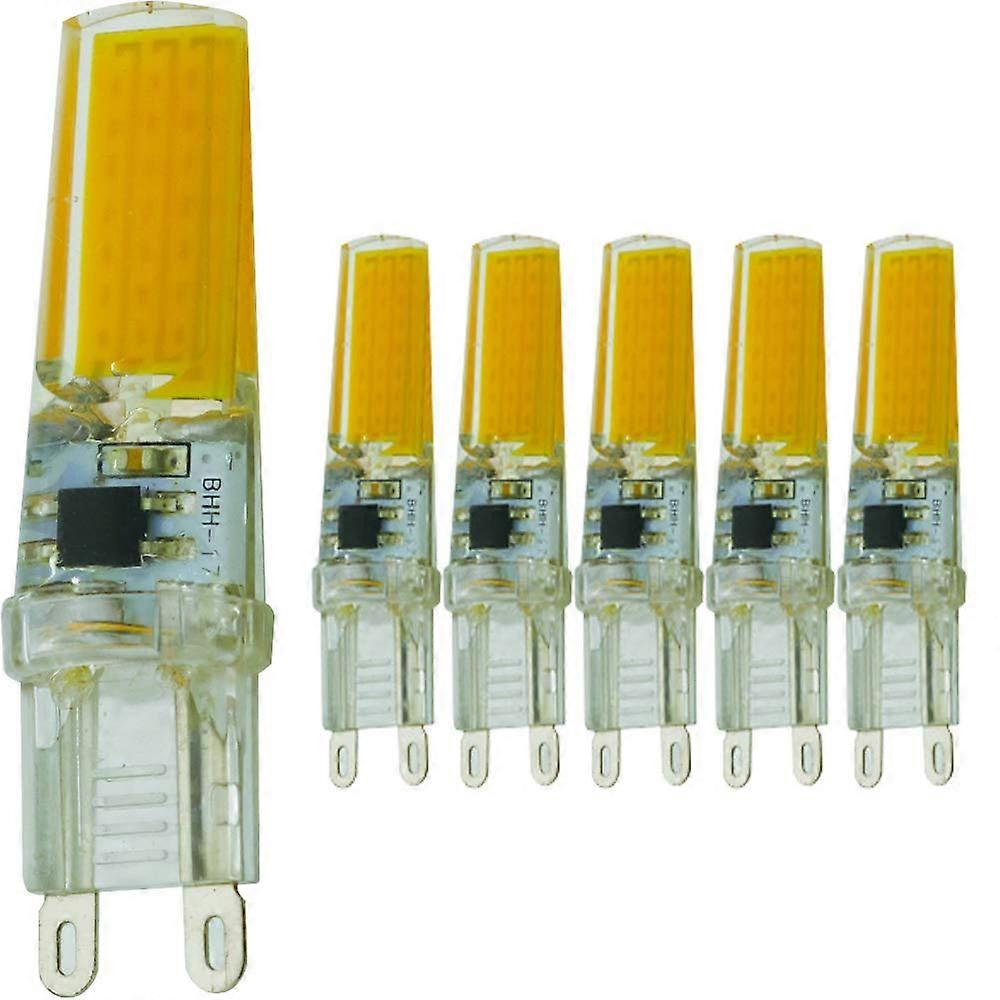 5 x 3.5W G9 LED Bulbs, 400lm Warm White 2700K No Flickering 360° Beam Angle