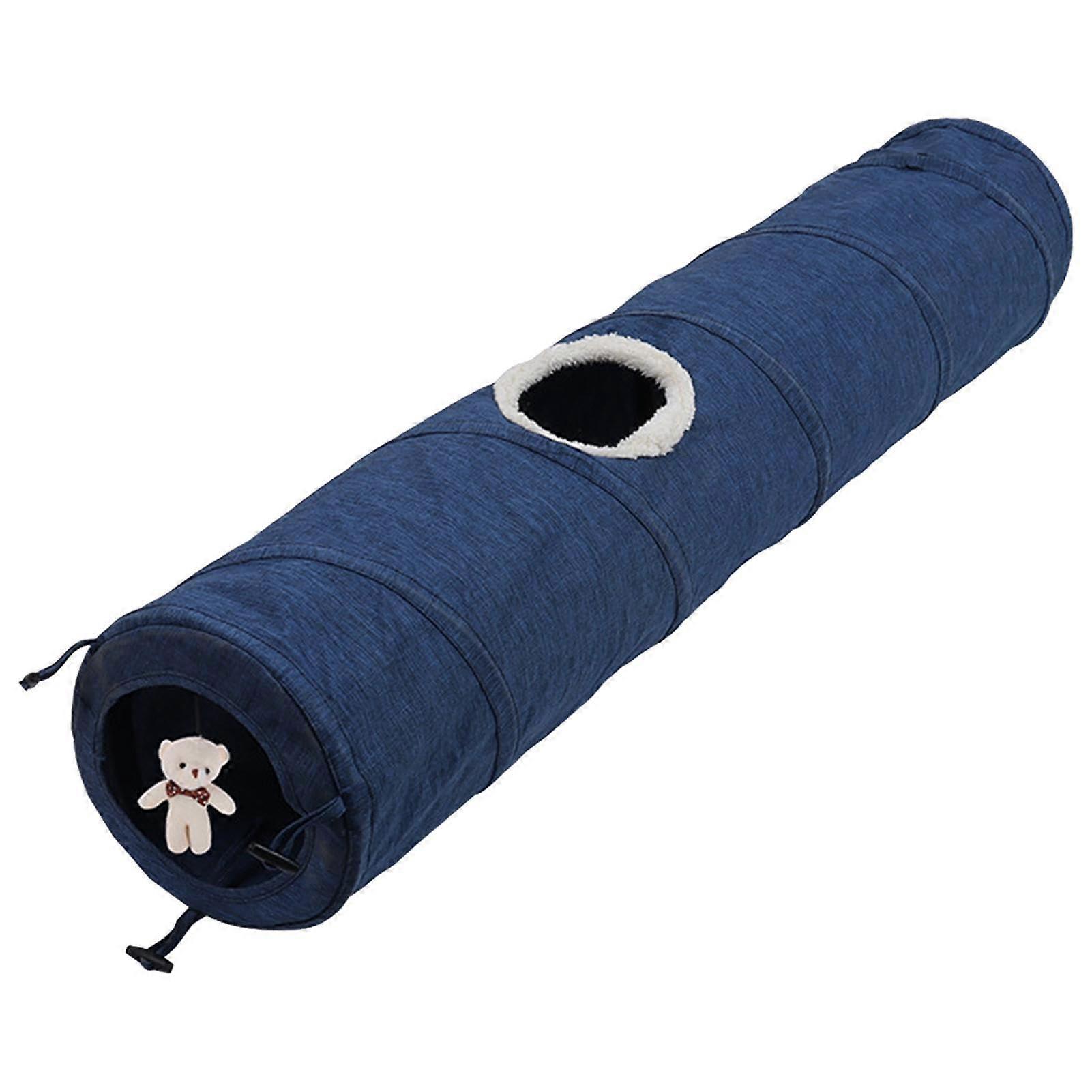 Foldable Dog Tunnel, Pet Play Tunnels, Flanges Dog Agility Tunnels