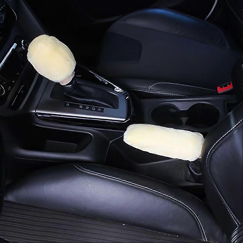 Plüsch Auto Handbremse Abdeckung Set Auto Auto Handbremse Abdeckung Hülse Getriebe Set