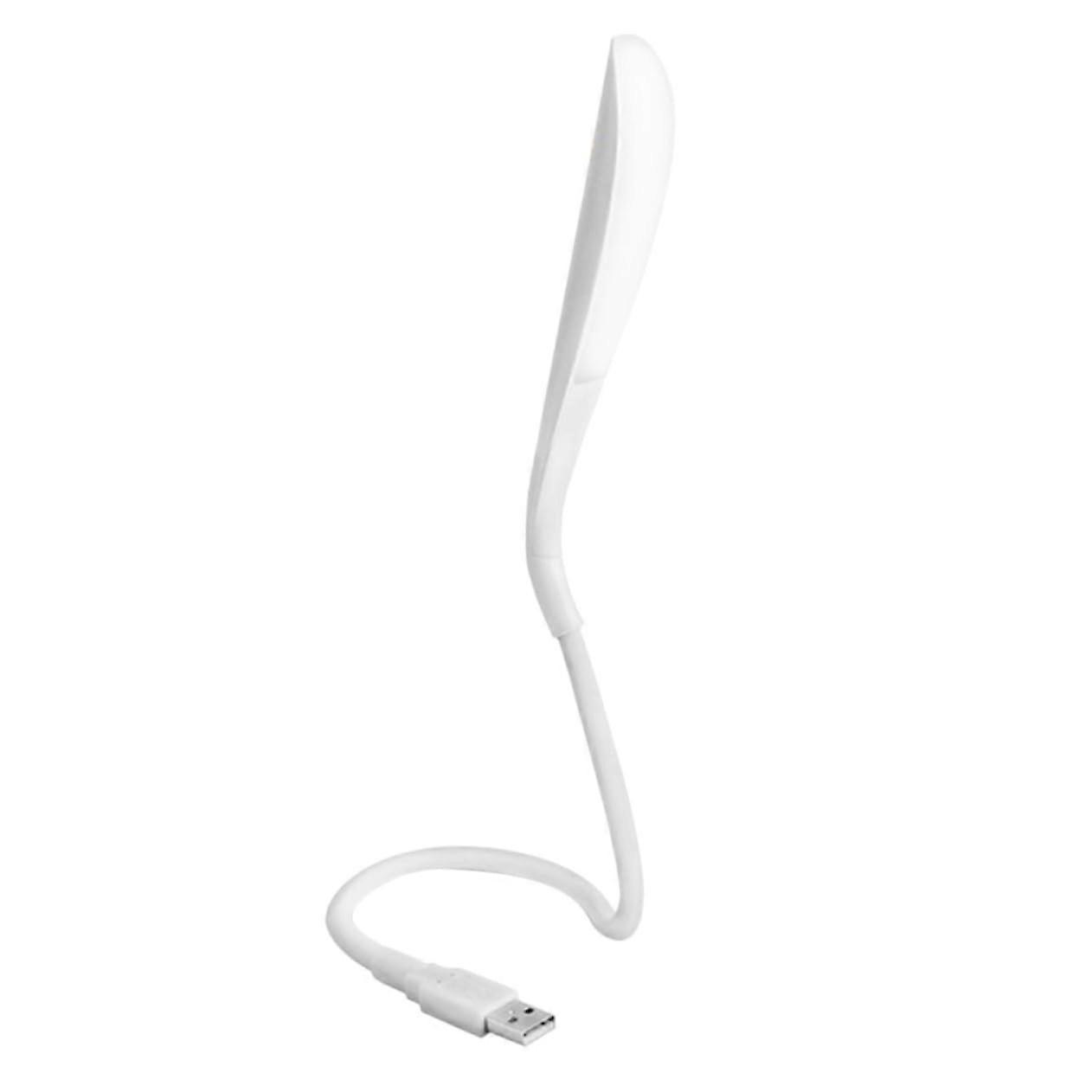 USB reading lamp with adjustable brightness LED light for laptop, PC, and bedside. Flexible design for comfortable use, ideal for travel.