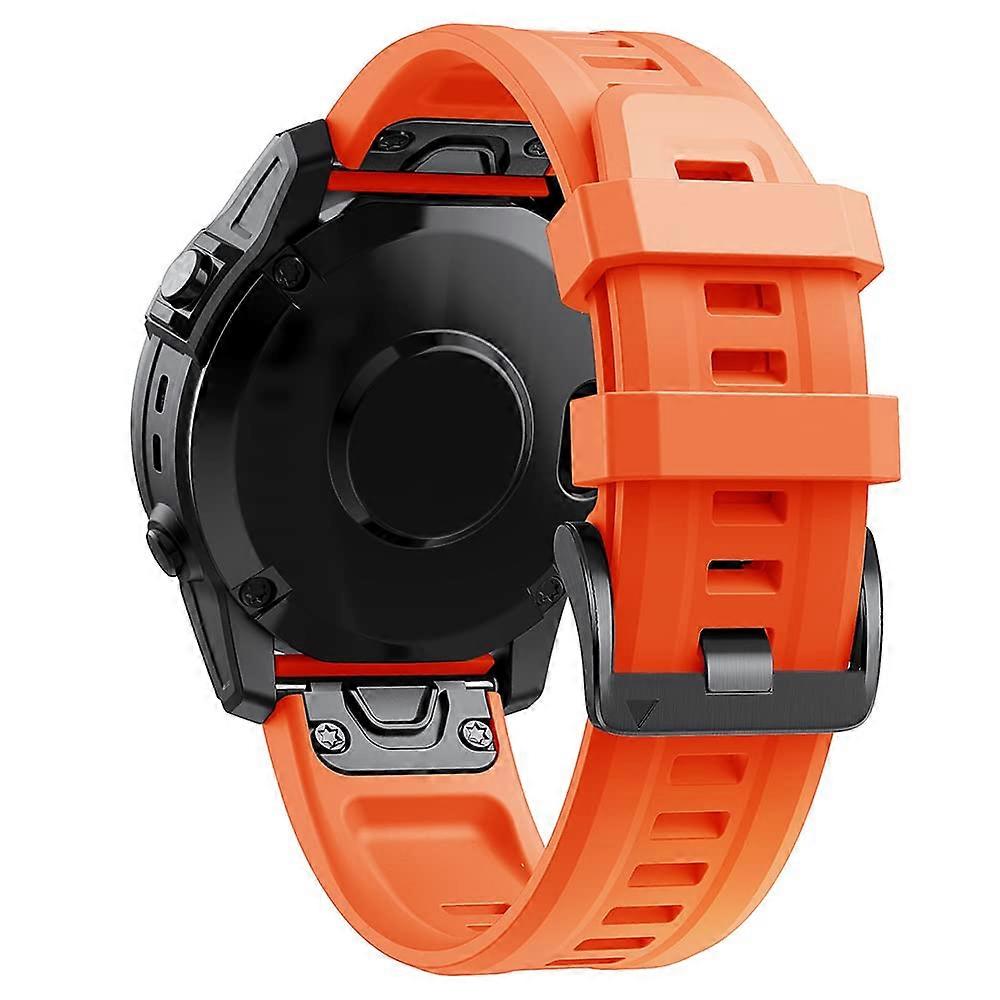 Silicone watch band for Garmin Fenix 6X 6 Pro 5X 5 Plus 3HR 935 945 Fenix 7X 7 Epix, 22 mm, 26 mm, 26mm Fenix 7X, Agate Ref: 9847