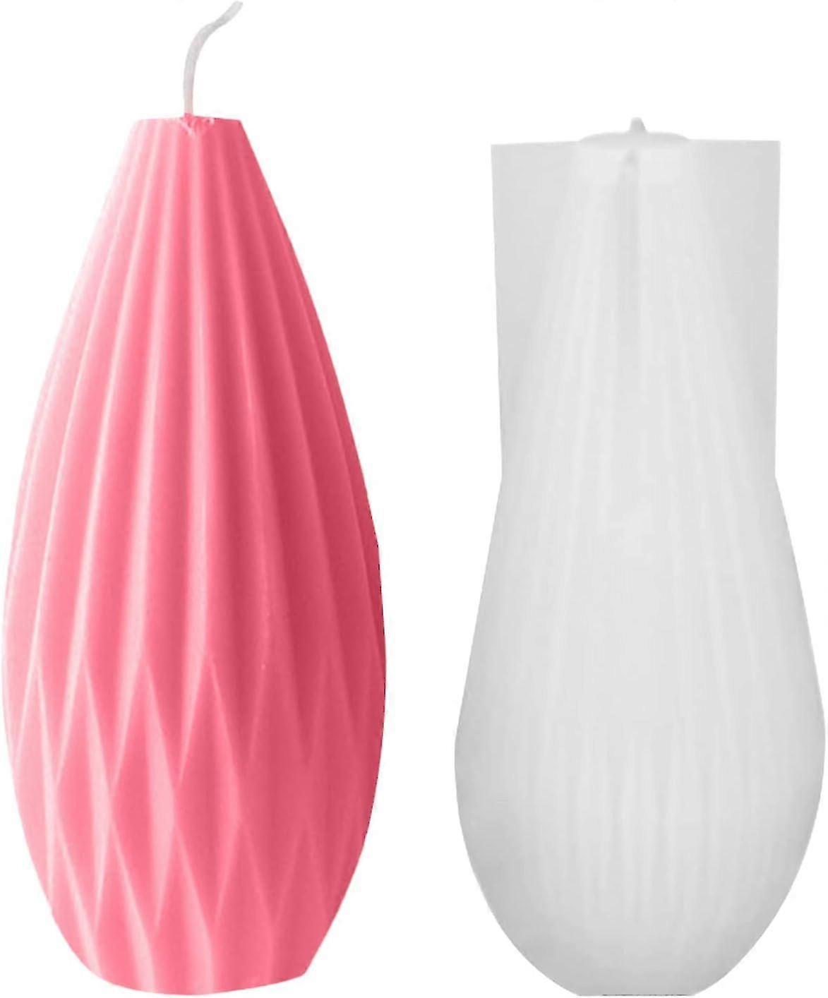 3D Geometric Silicone Candle Mold - DIY Soap/Plaster Craft Decor