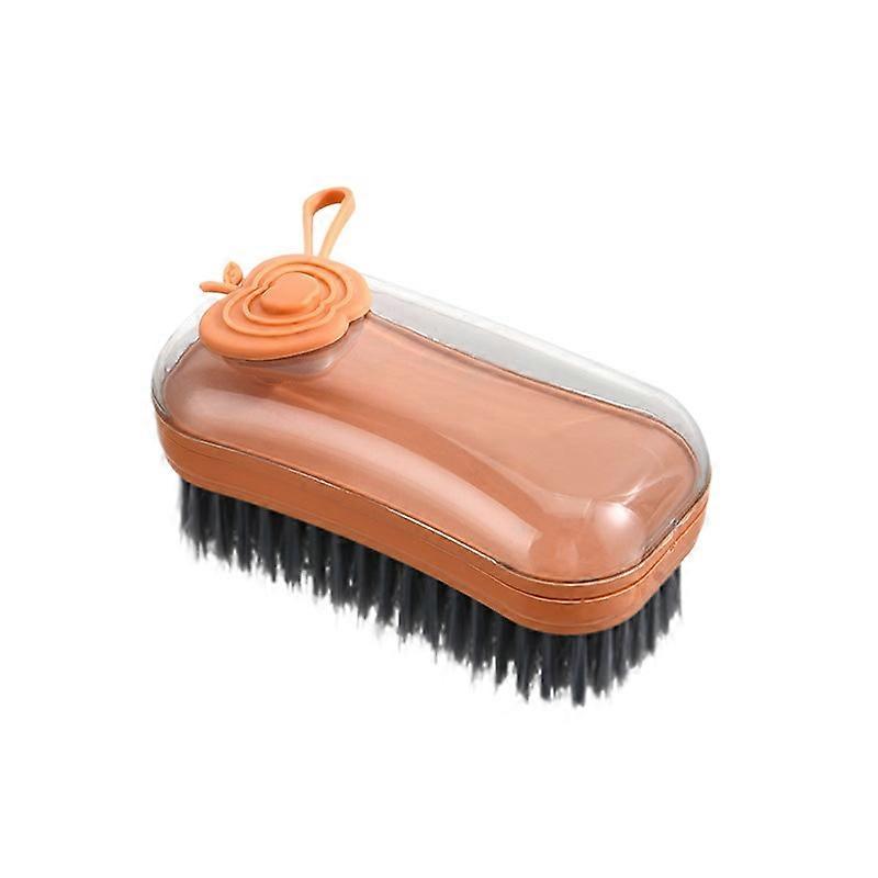 Multi function liquid adding cleaning brush automatic soft bristle brush shoe