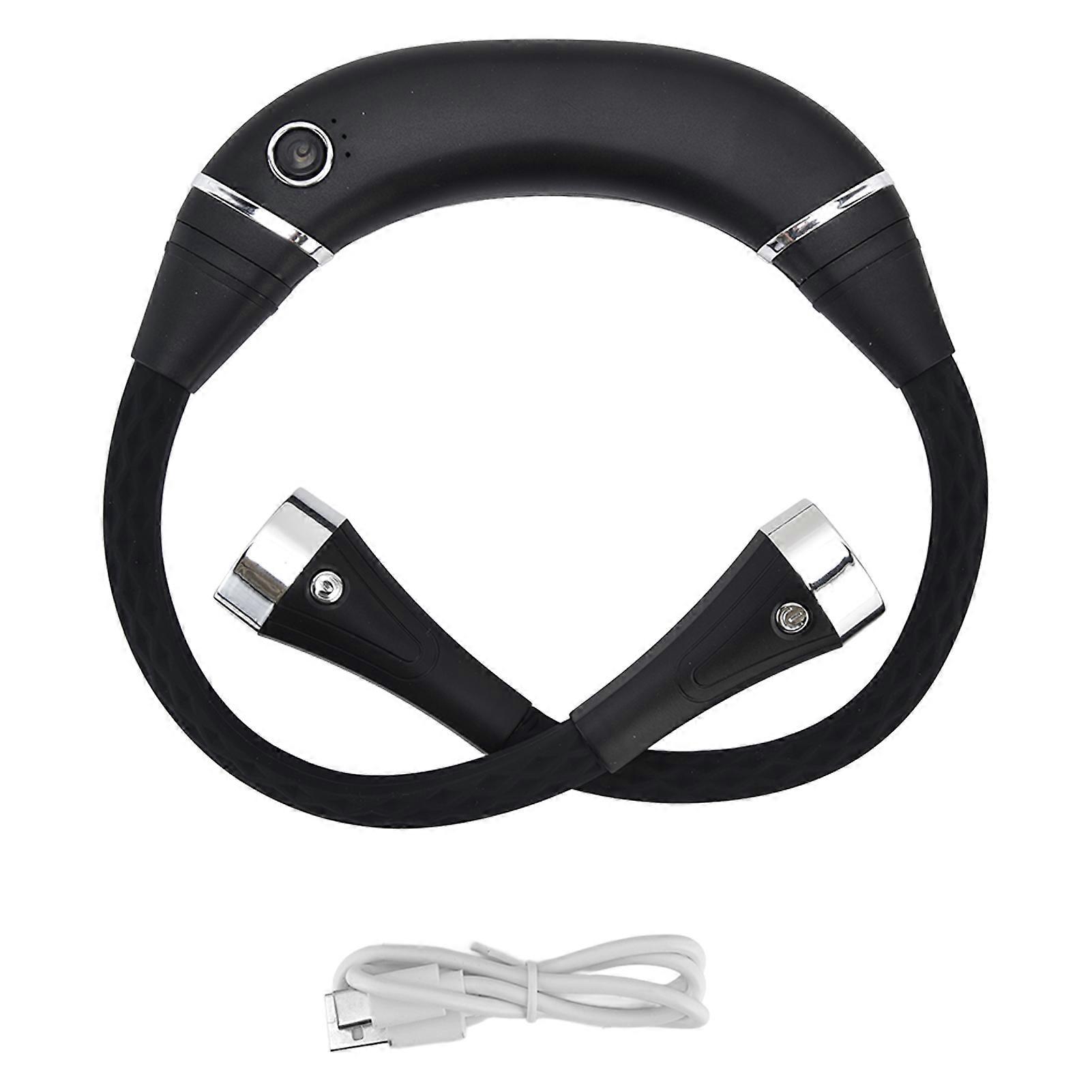 LED Neck Reading Light Flexible 3 Mode Adjustable Rechargeable Book Reading Light for Night Running