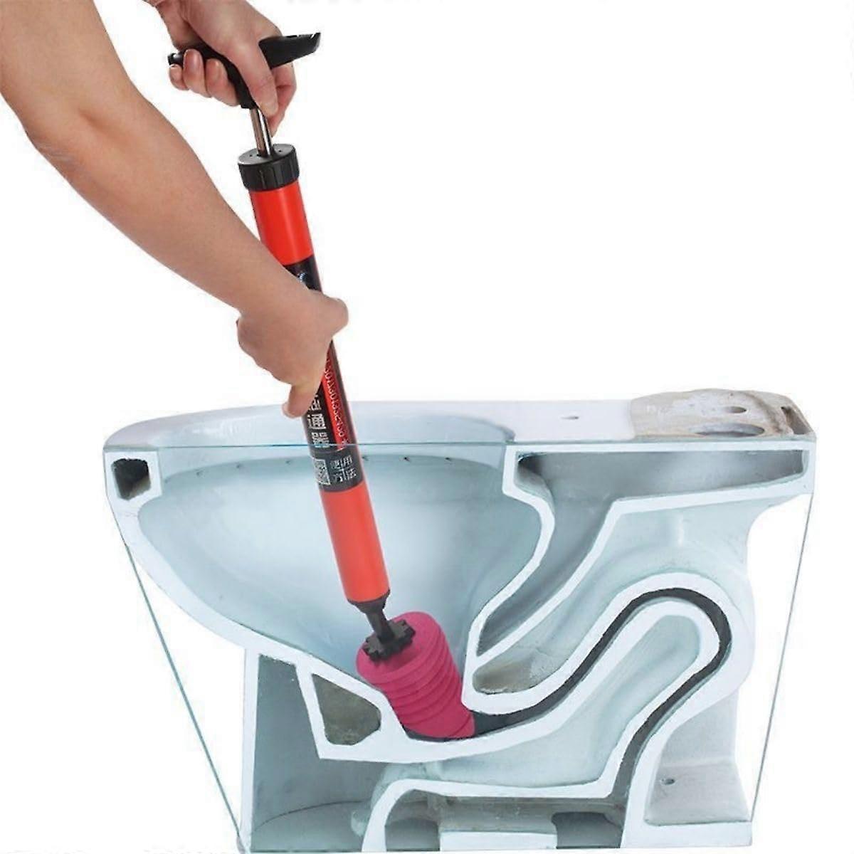WC unblocker, WC plunger, sanitary tool, for unblocking bathtub, shower, floor, drain and pipe blockage