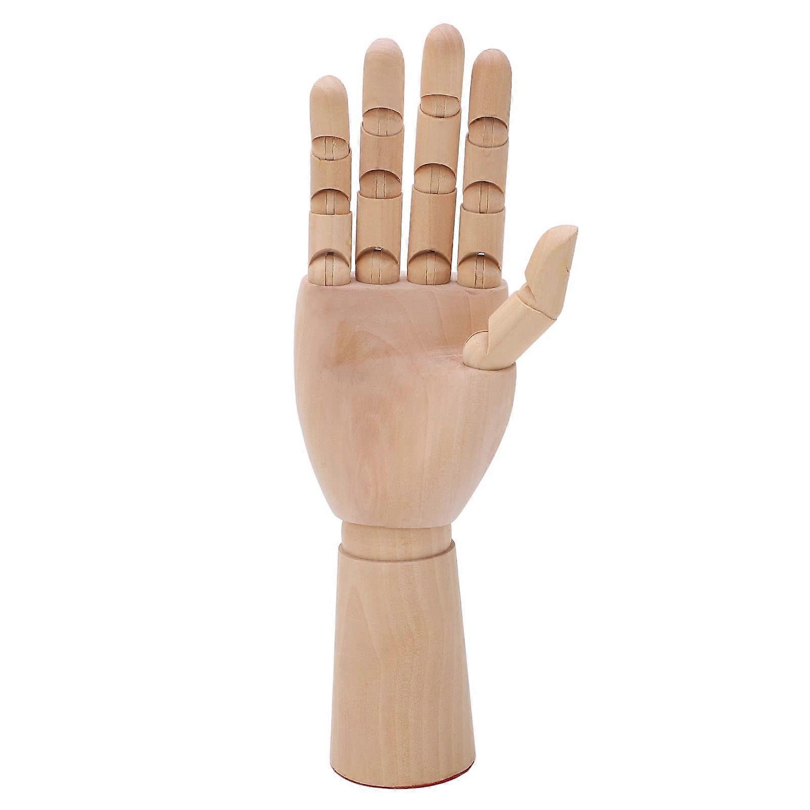 Wooden hand type stable flexible for artists tabletop toy 30 cm