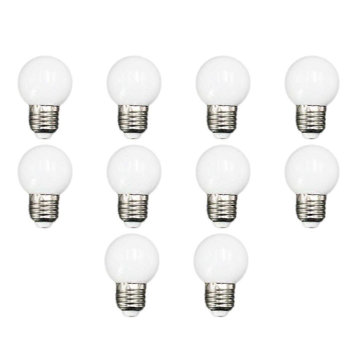 E27 Led Bulbs 1w Pe Frosted Led Globe Colorful 220v -1PCs(white)