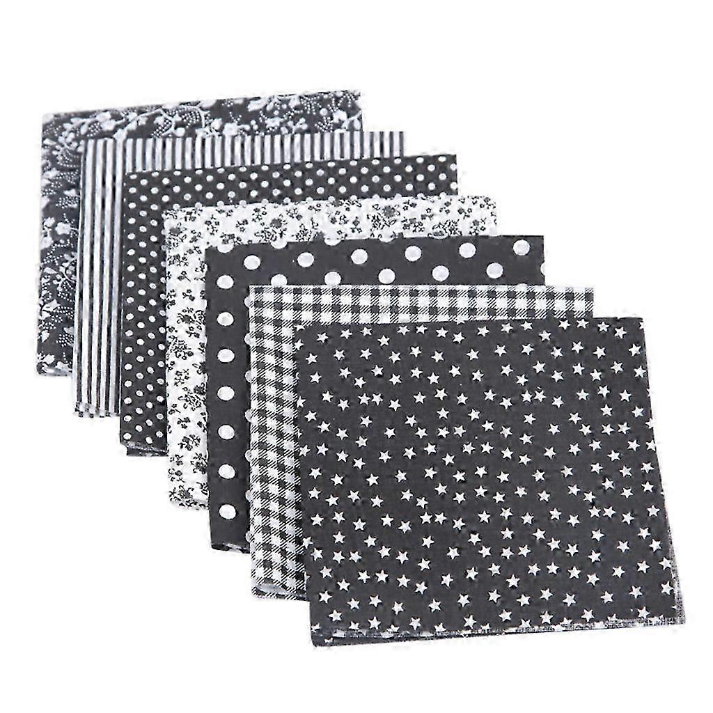 Fabric Bundle Patchwork Squares - 7pcs Quilting Sewing Diy Craft