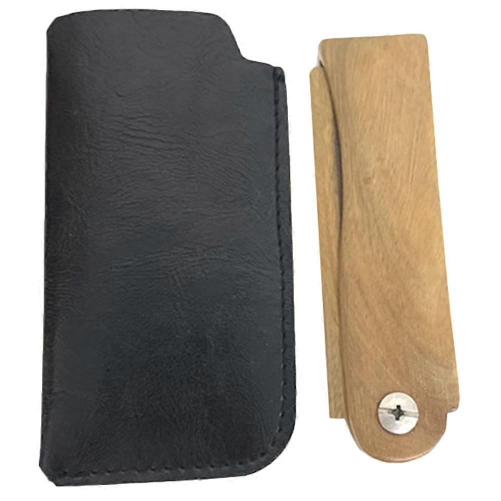Portable Beard Comb Black Case Material Men Home Use 4.56X2.36X0.59in 1Set