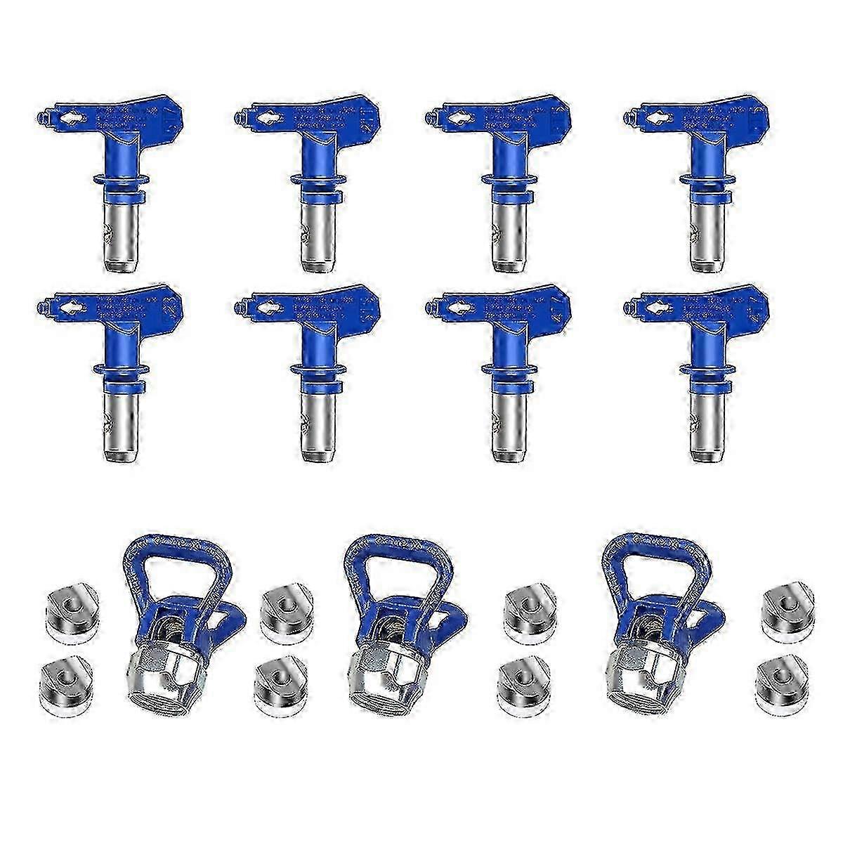8pcs Reversible Airless Paint Nozzle Set - Airless Sprayer Tips for Precision Spraying & Optimal Finish