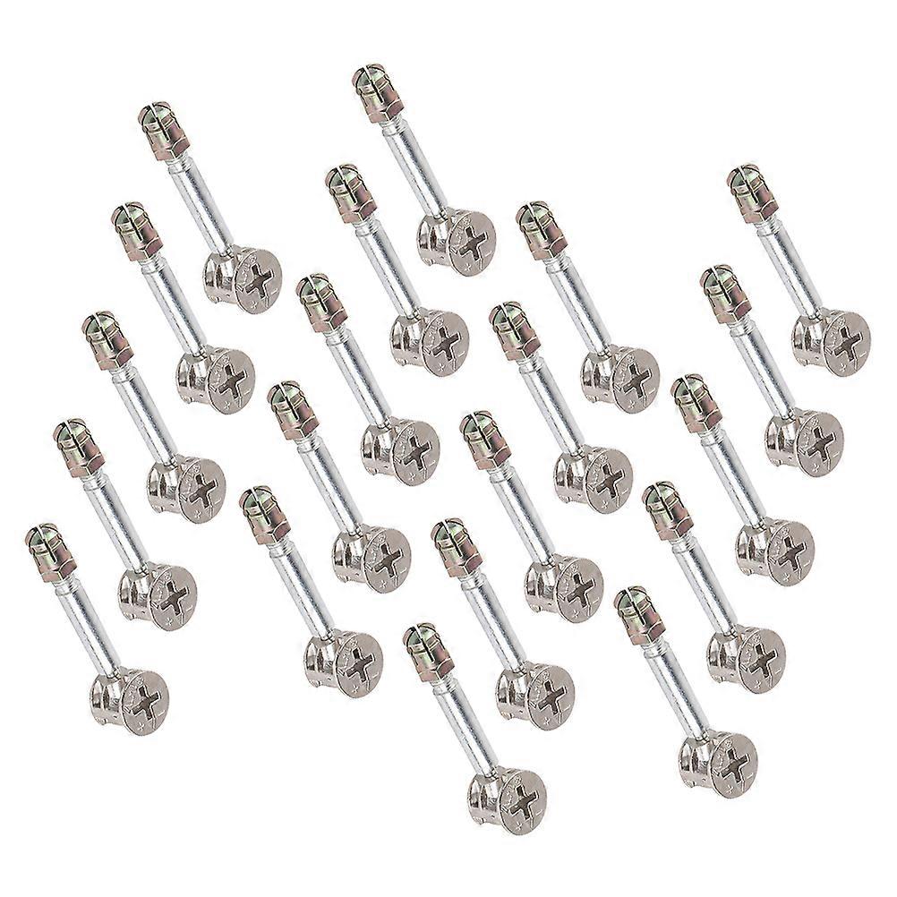 Fitting Furniture Connecter Securing Iron Disassembling Daily Use 4CM 20Sets