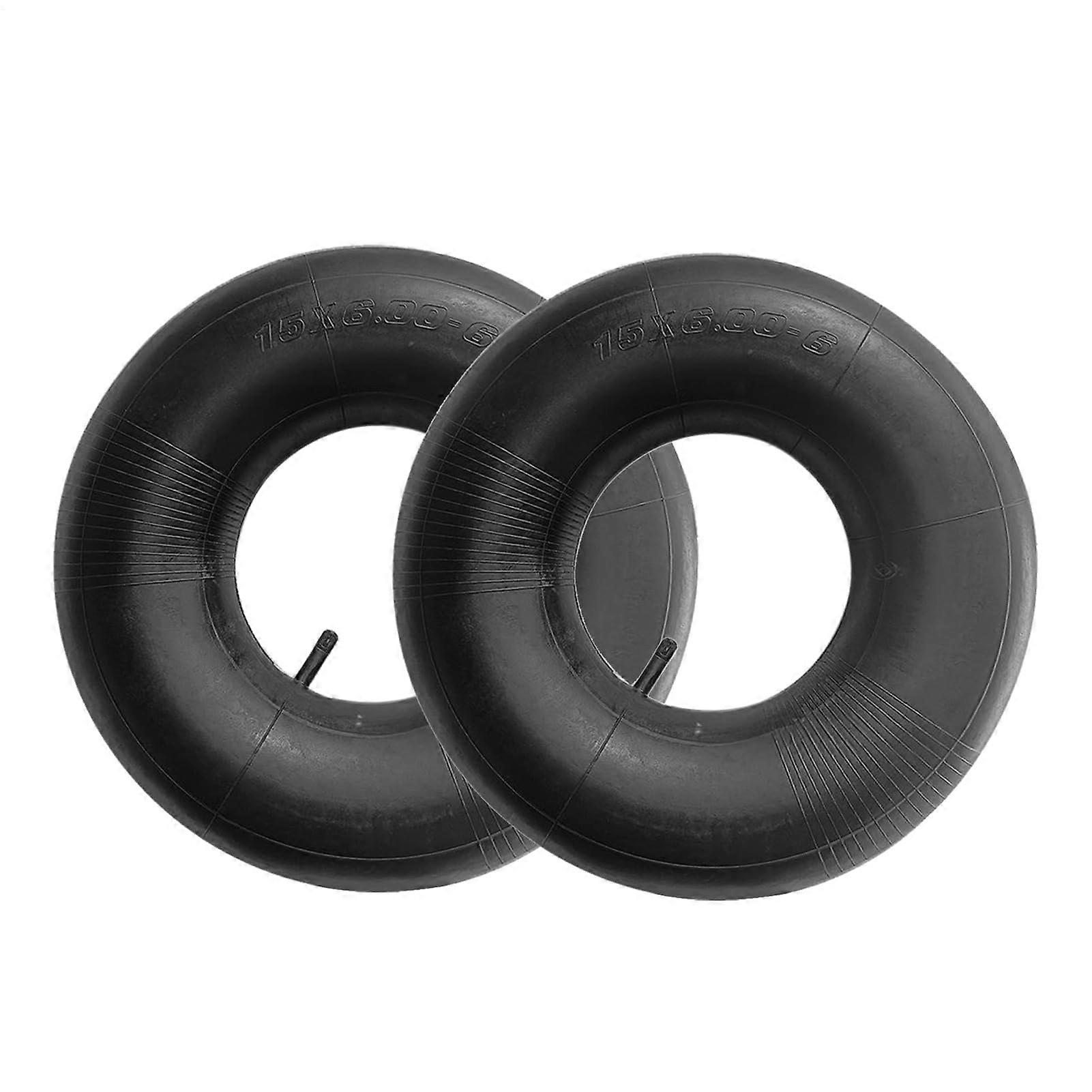 Rasenmäher Reifen Schlauch Ersatz | 2 Stück Reparatur Zubehör für Gartenwagen Golfcarts Traktoren Schneefräsen 13x5.00-6