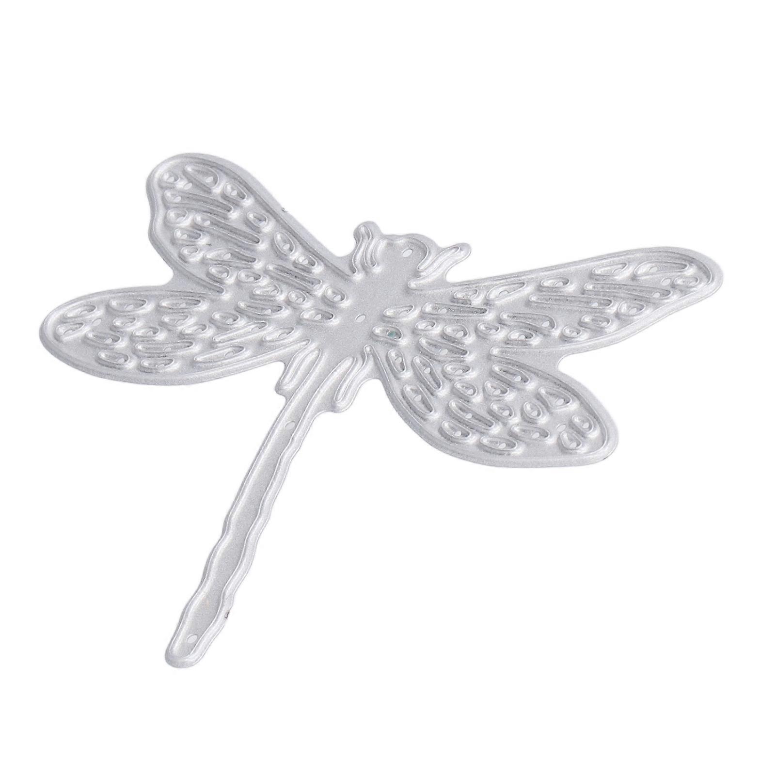 2pcs Metal Die Cutting Dragonfly Pattern Decorative DIY Embossing Card Making Tool for Photo Album