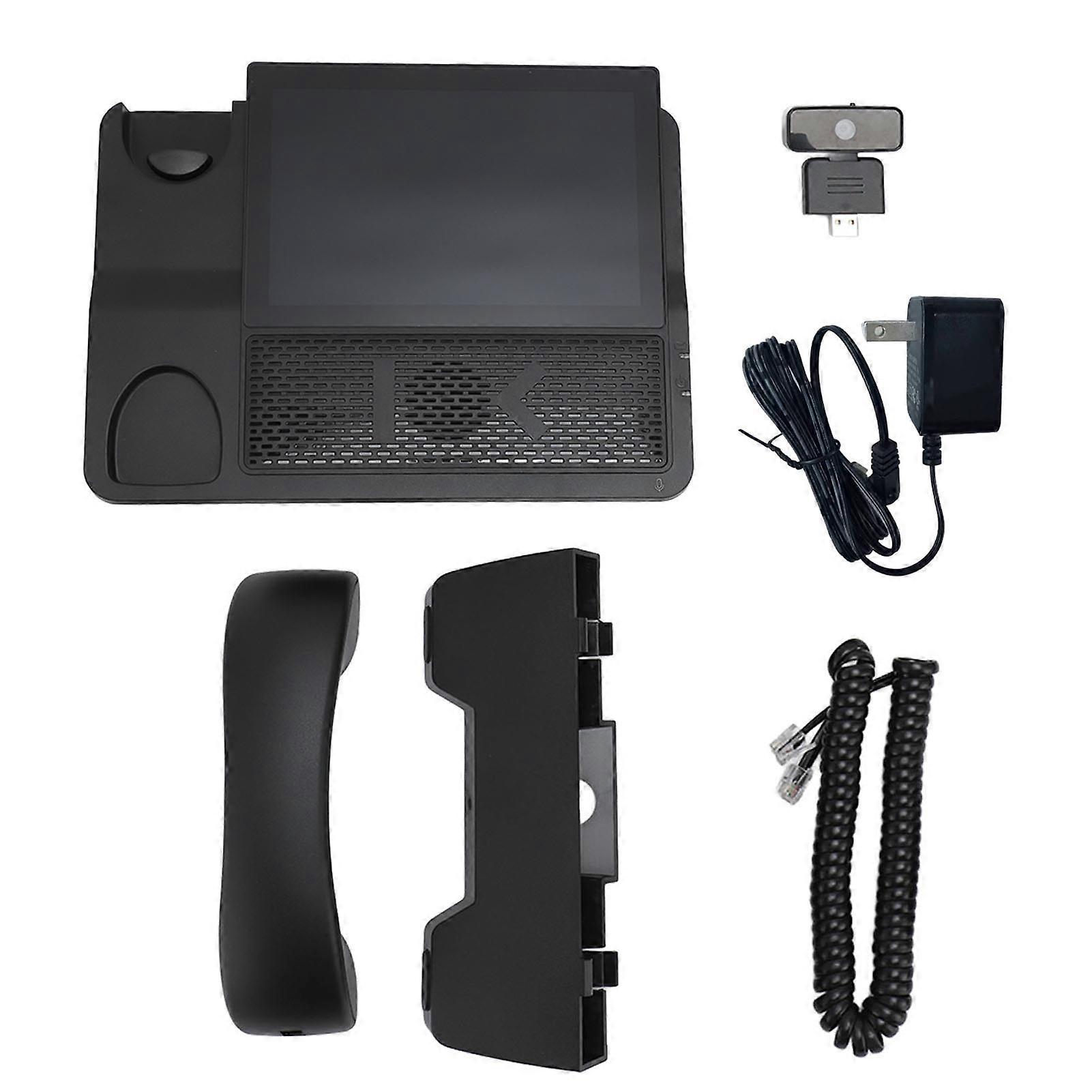 8" VOIP Business Phone with Touchscreen, 5MP Camera, Dual Band WiFi, Video Conferencing