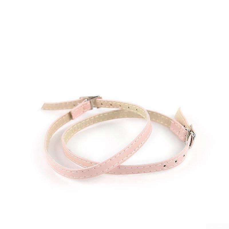 Buckle system shoe accessory enhances comfort with detachable ankle support (Pink) rose.