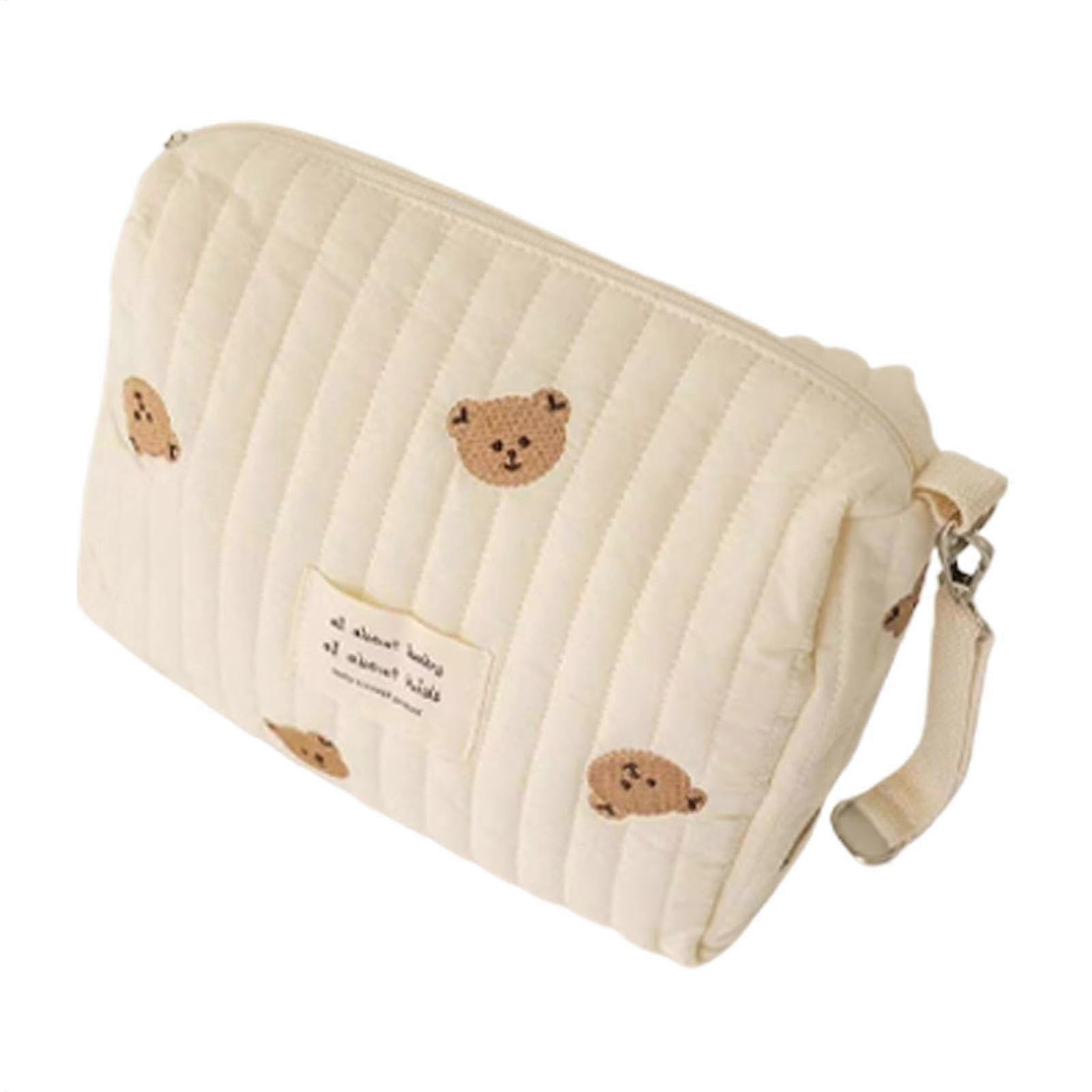 Cotton Baby Stroller Diaper Bag, Portable Multifunctional Changing Bag, Waterproof Baby Care Set with Diapers and Wipes