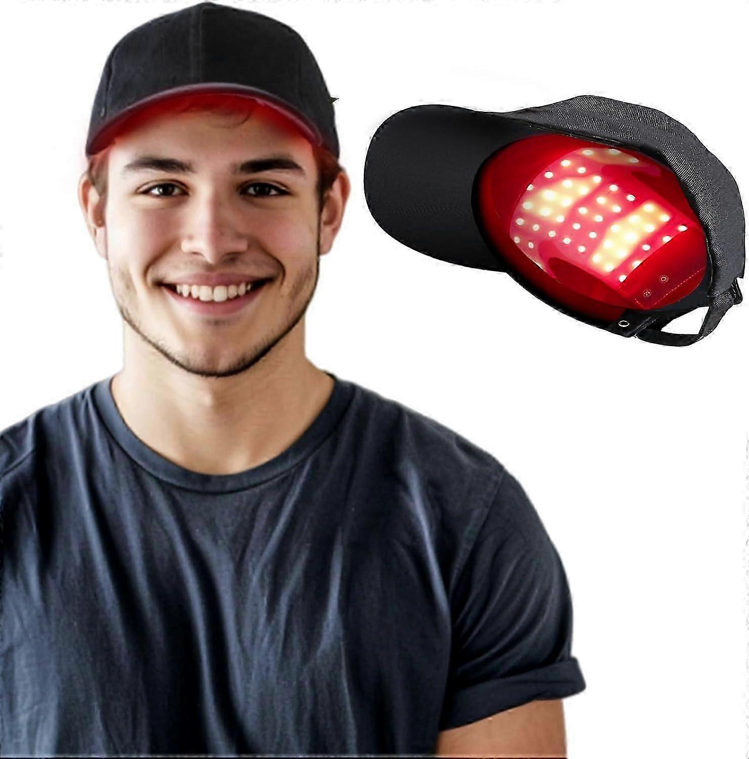כובע צמיחת שיער בלייזר עם טכנולוגיית טיפול באור אדום לטיפול בנשירת שיער וצמיחה מחדש לגברים ונשים