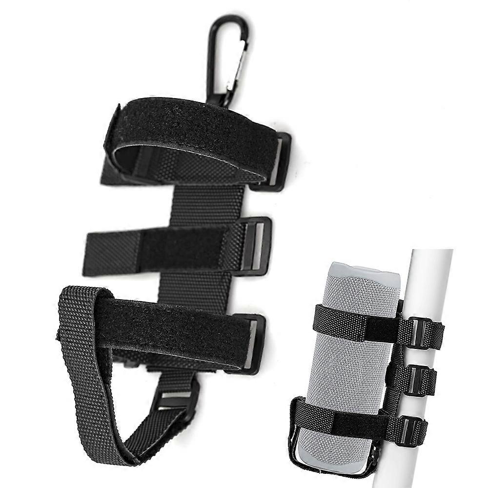 Bicycle Speaker Fixing Nylon Strap Handlebar Frame Adjustable Water Bottle Bluetooth-Compatible Spea