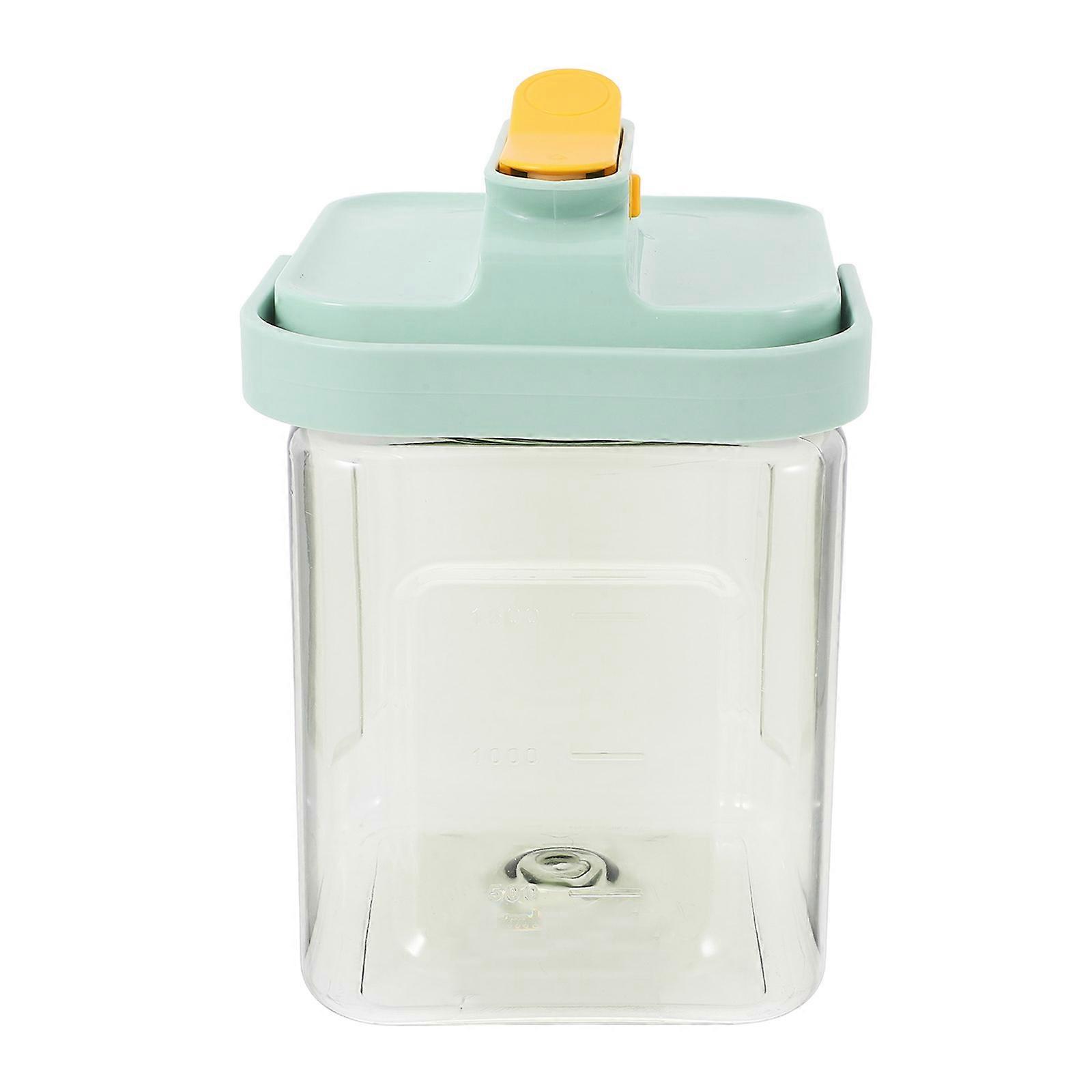 Double Spigot Beverage Dispenser with PP Material for Home Use Light Green 2 3L