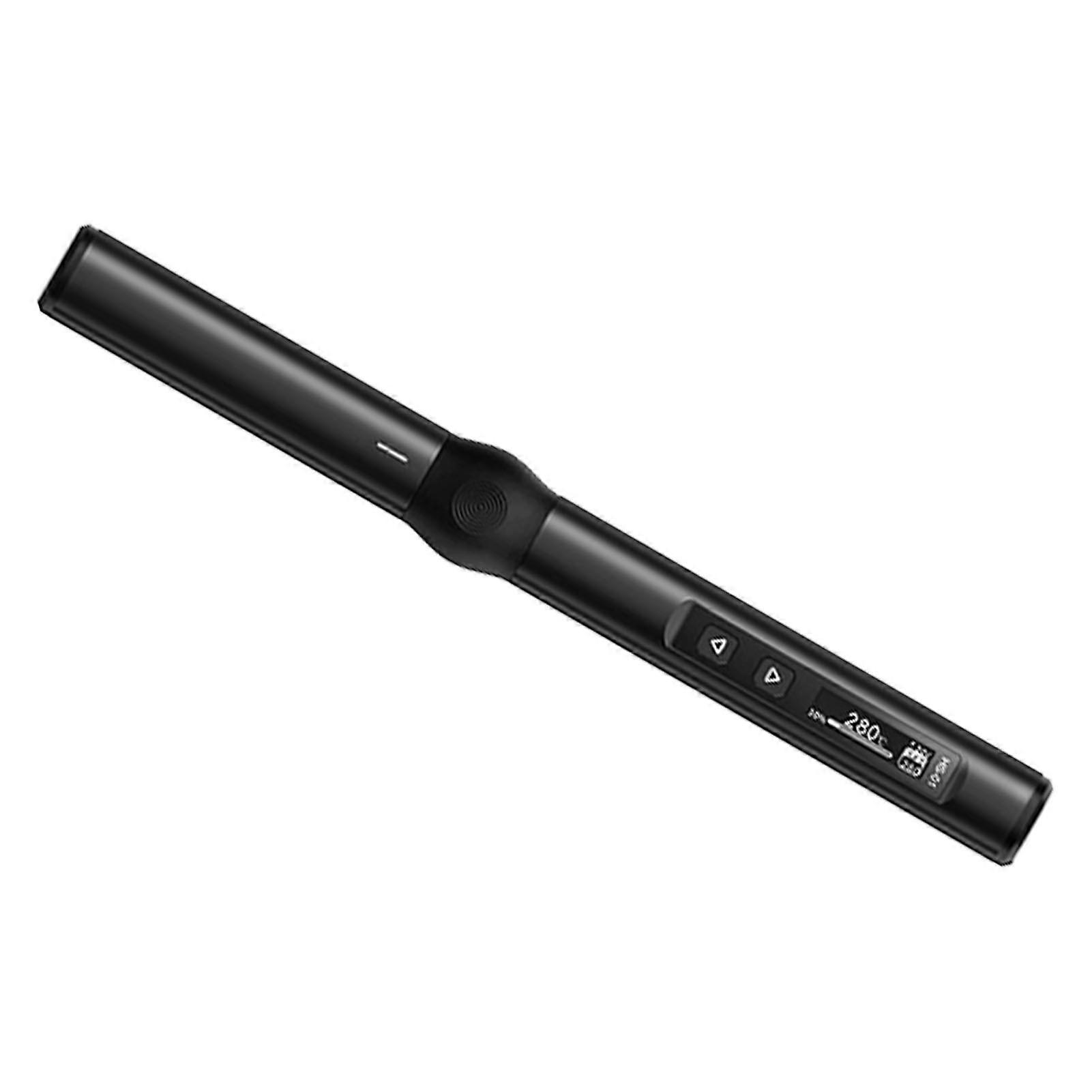 Digital Electric Soldering Iron Kit with Stand Tip Type C Cable Portable Welding Iron DC9‑24V Black 