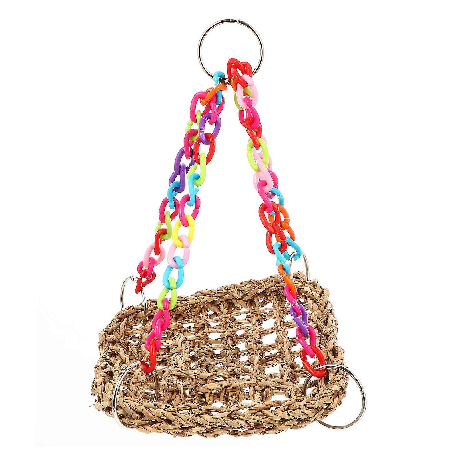 Parrot Swing Bed Bird Hammock Creative Funny Design For Birds Climbing Exploring 1Pack