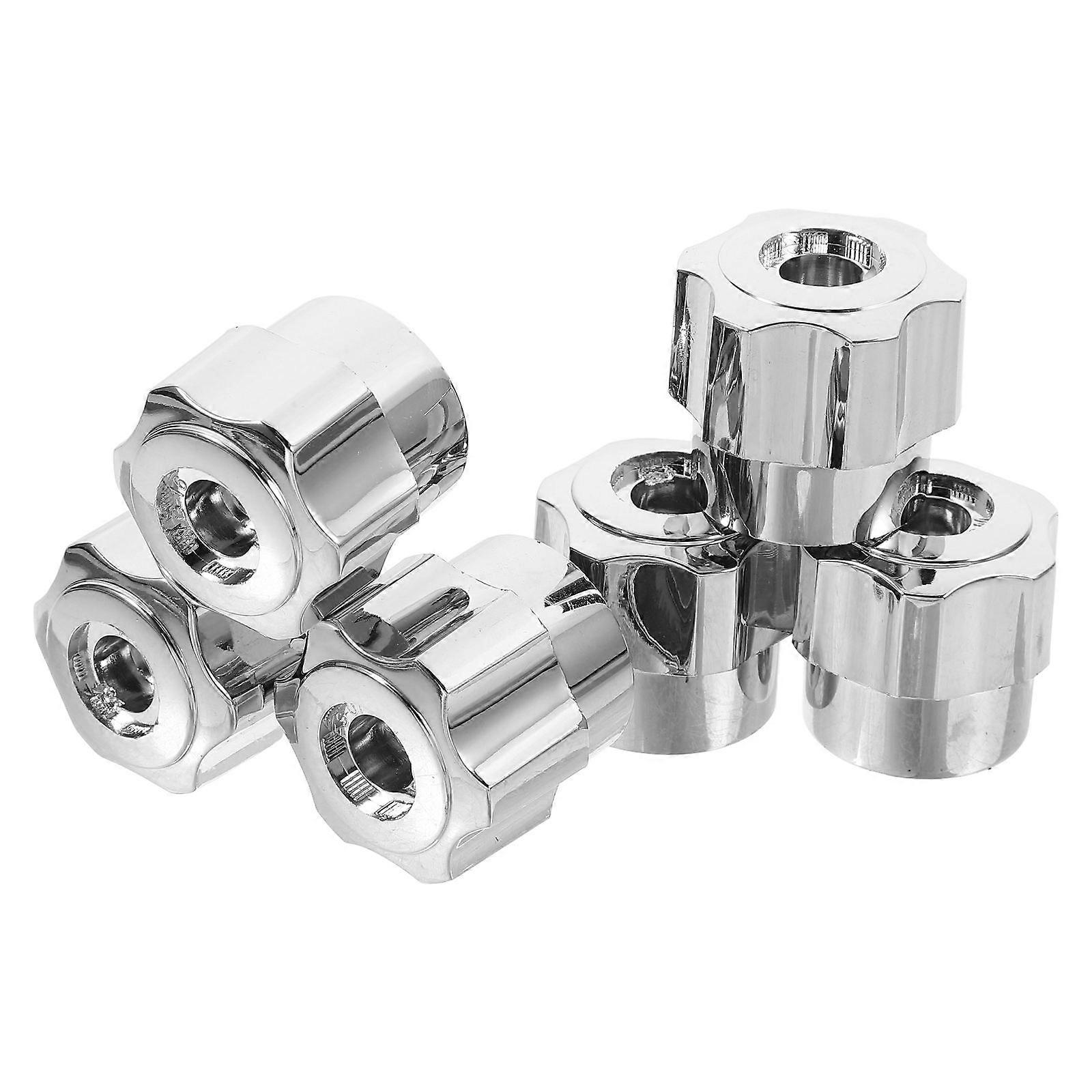 Plastic Handwheel Faucet Handle Replacement 6pcs Hot and Cold Faucet Knobs for Kitchen and Bathroom Sinks 45g