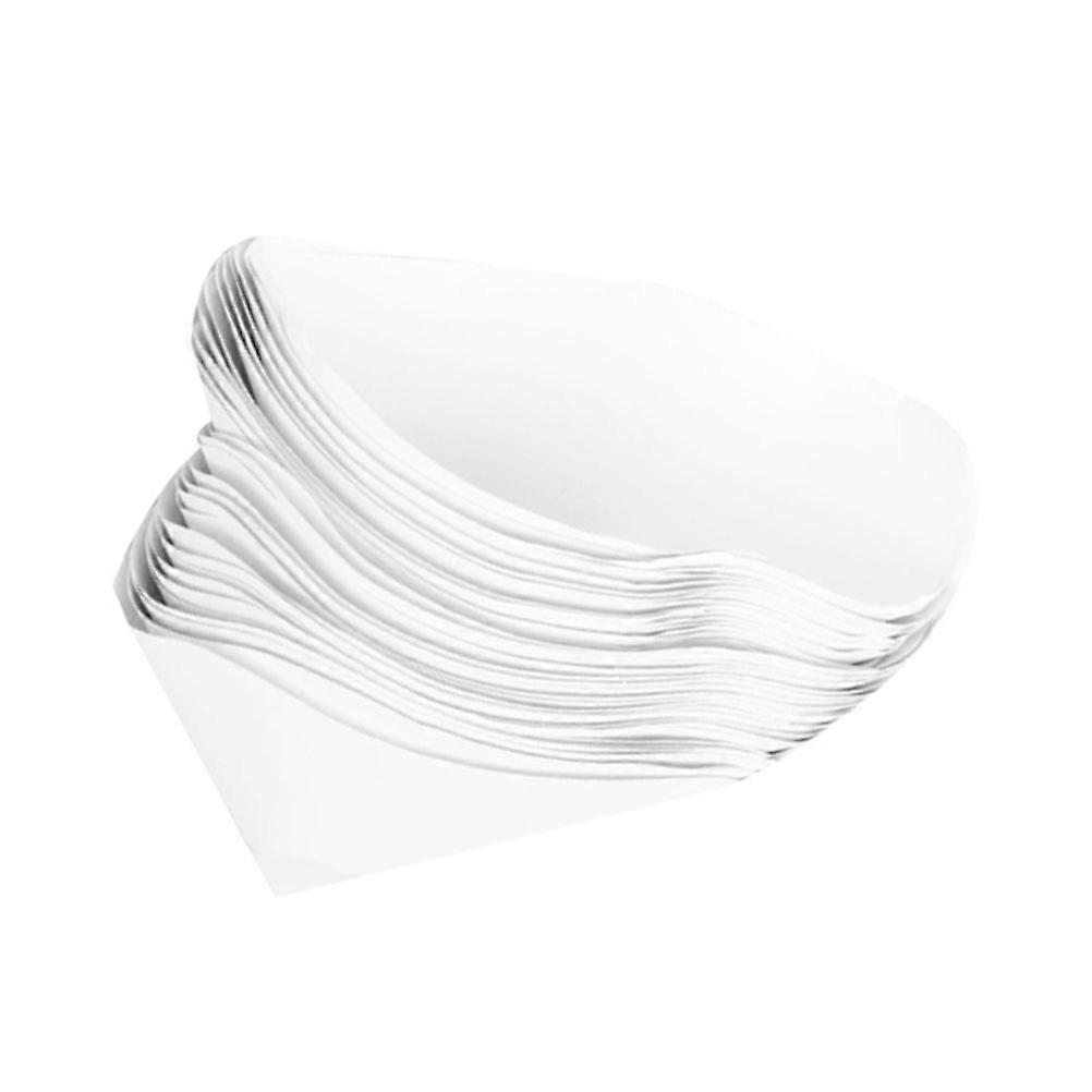 30 Pcs White Paper Funnel for Automobile Use Premium Mesh Filter Lightweight Conical Strainer 120 Mesh