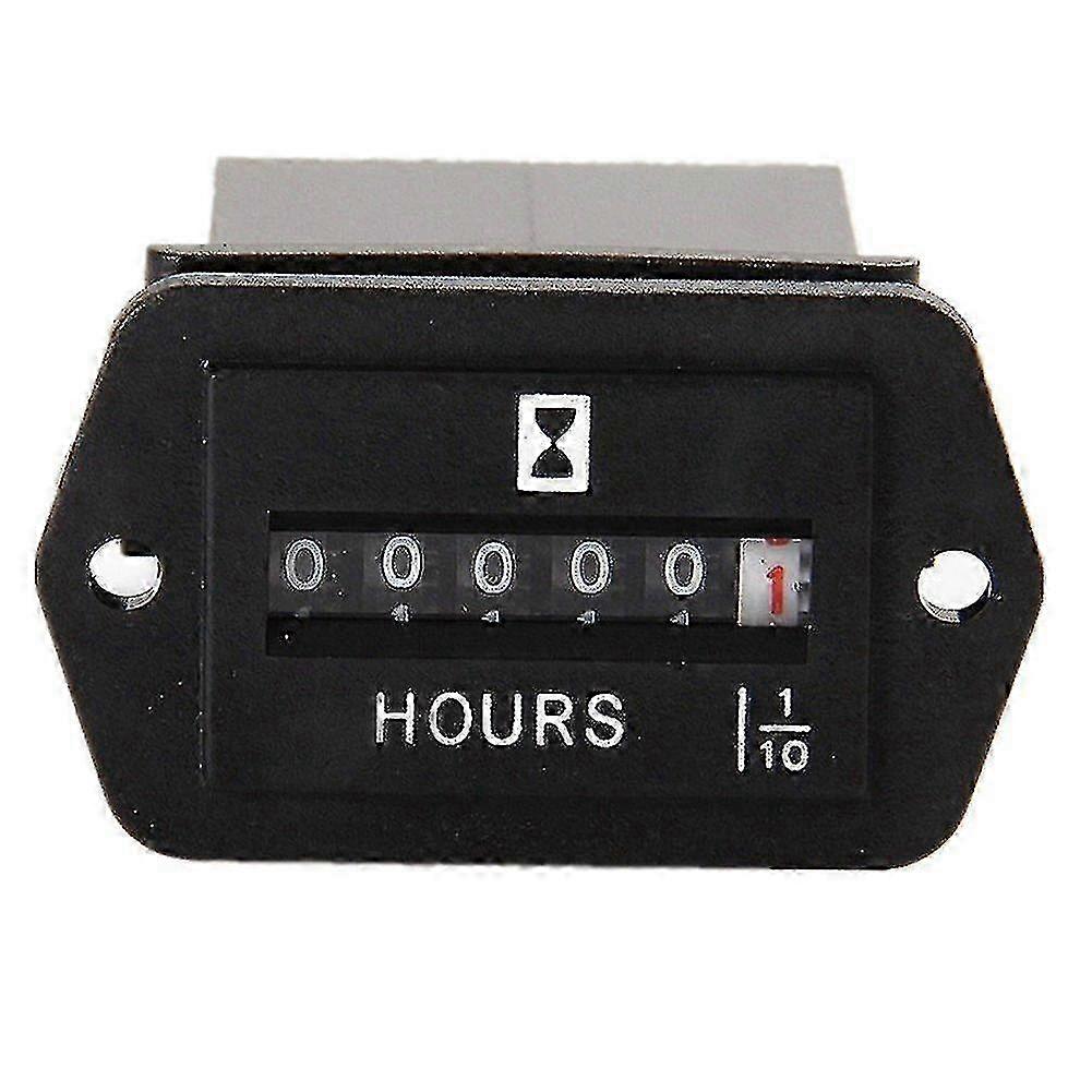 DC 6-80V hourmeter for motor - mechanical hour meter for engine generator
