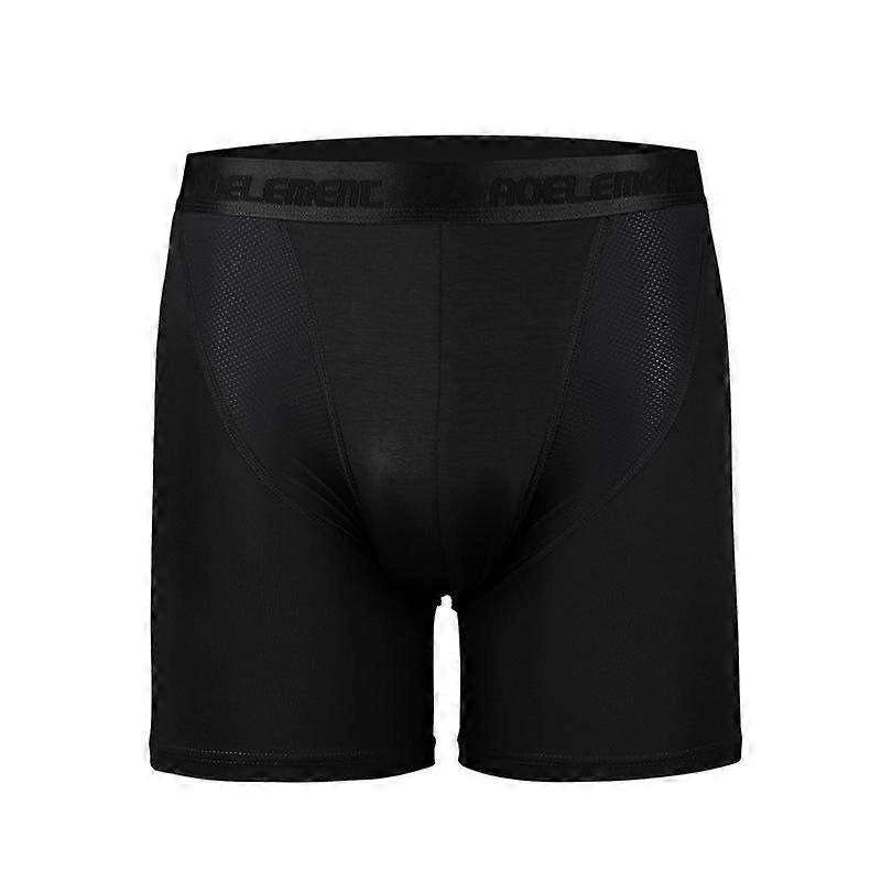 Plus Size Men's Boxer Briefs Seamless Panties Mesh Breathable Lingeries Sports Underpants Men Underwear L-3XL