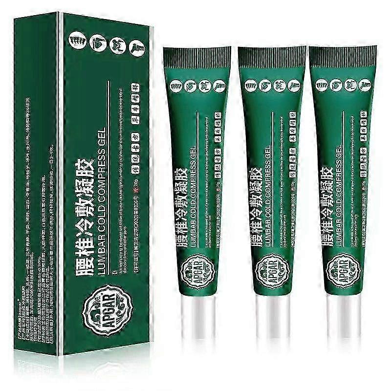 Lumbar Type Cold Compress Gel, Cooling Gel for Muscles and Joint Pain Relief, Lumbar Cold Compress Gel for Lumbar Spine