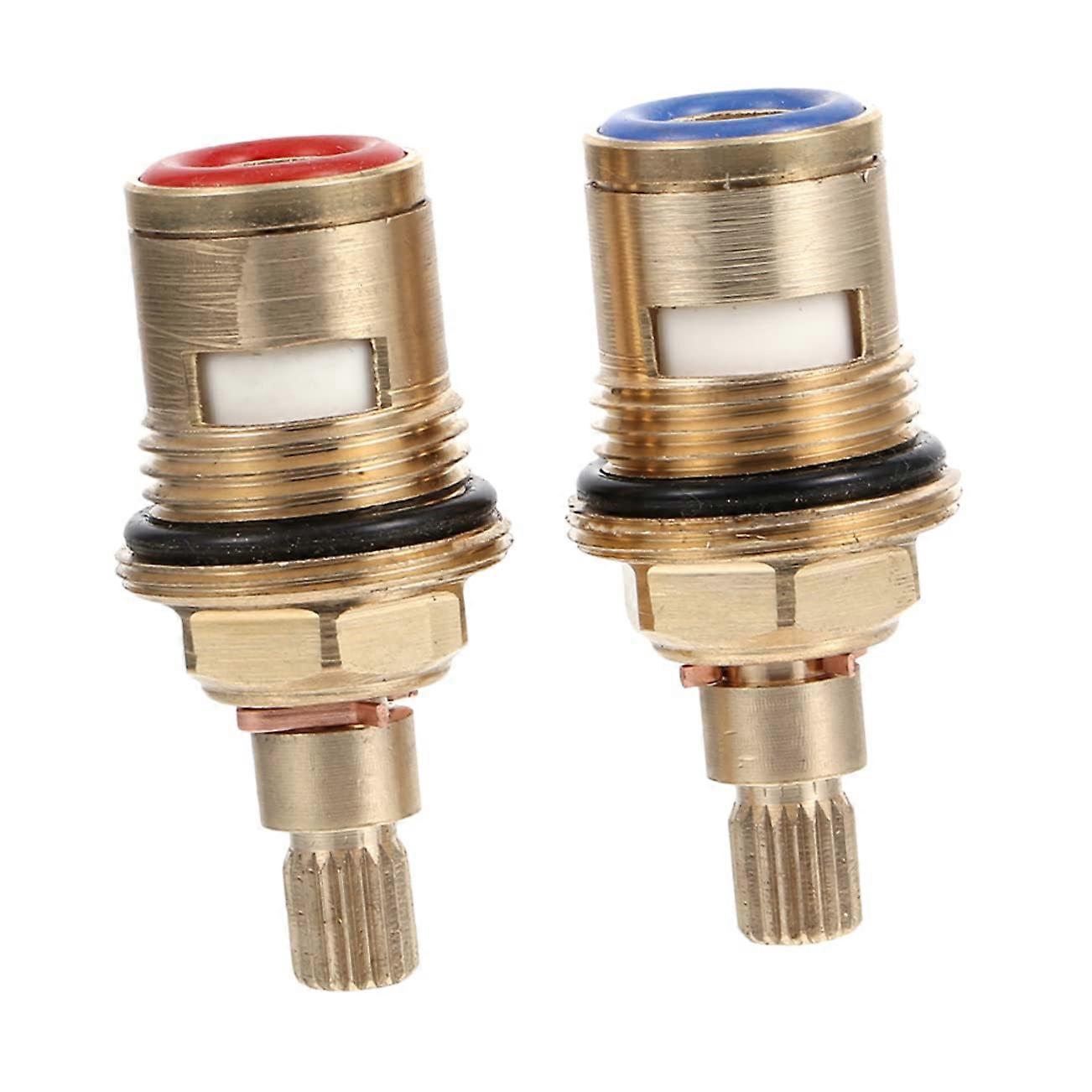 Tap Cartridges Copper Replacement Parts For Hot And Cold Taps Easy To Install Durable Material For Various Tap Models