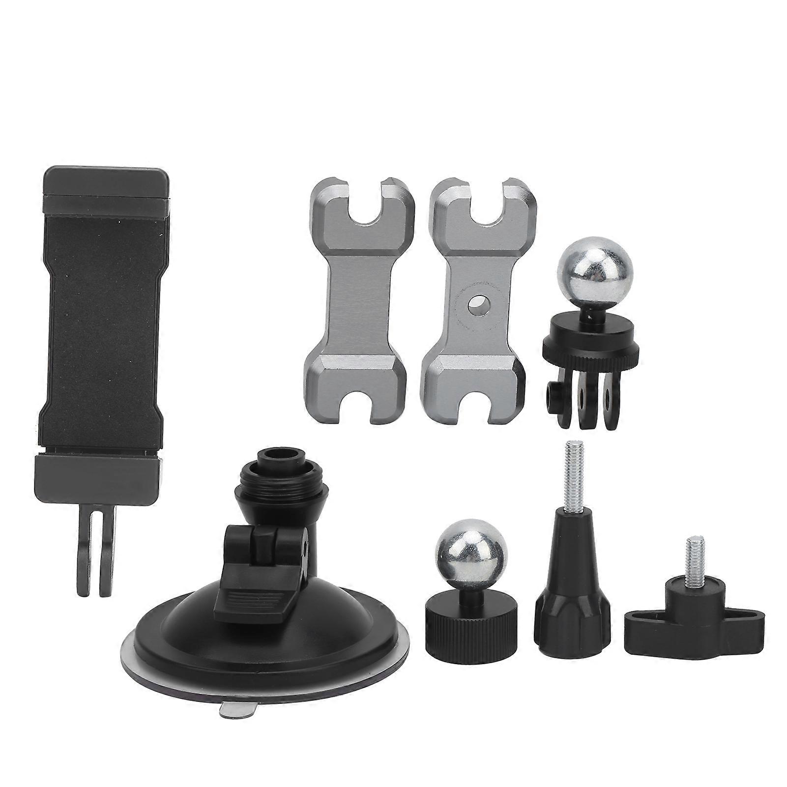 Sunnylife Car Suction Cup Adjustable Mount Alloy Bracket Holder for Motion Camera