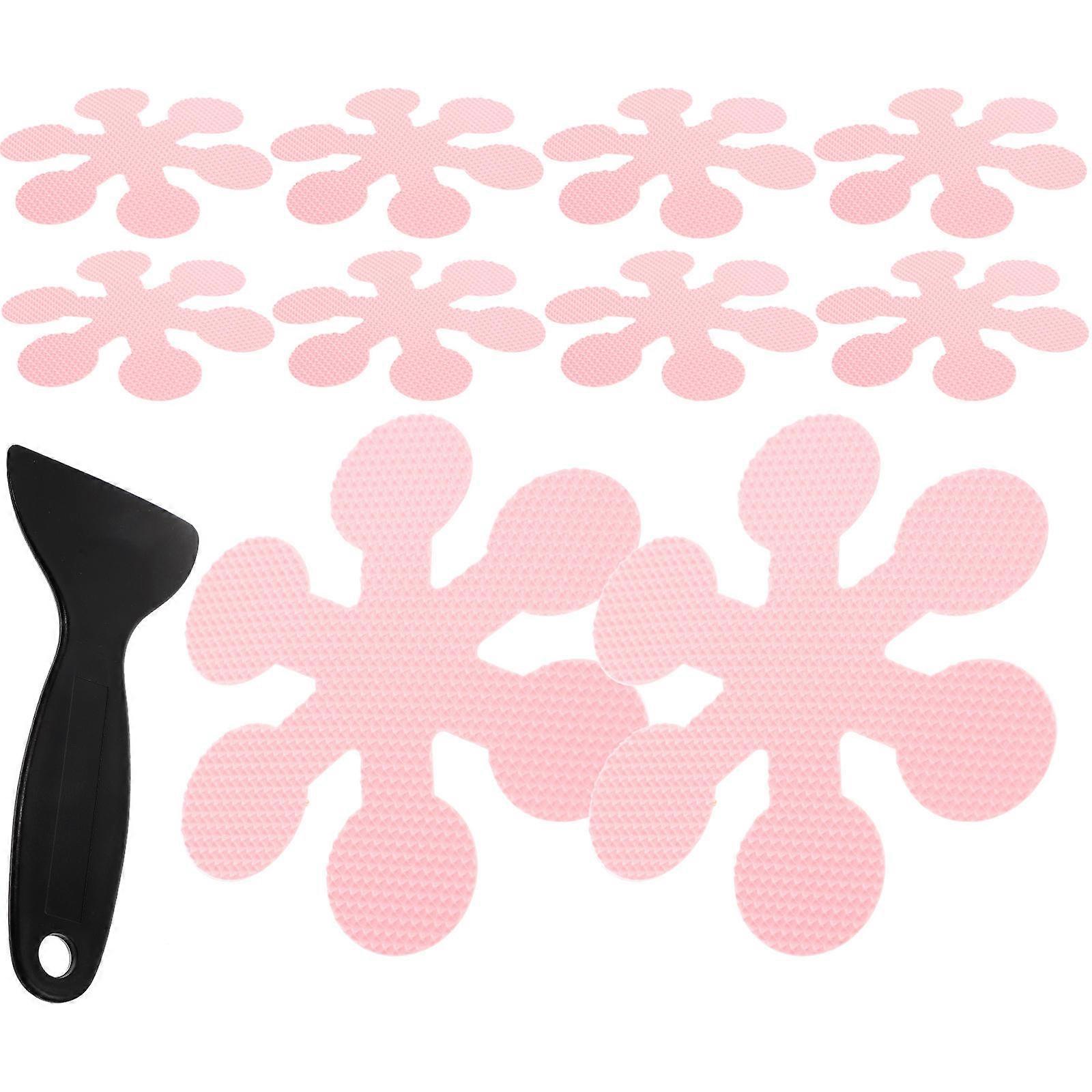 Snowflake Design Non-Slip Bathtub Stickers for Safe Bathrooms and Home Decoration Assorted Color