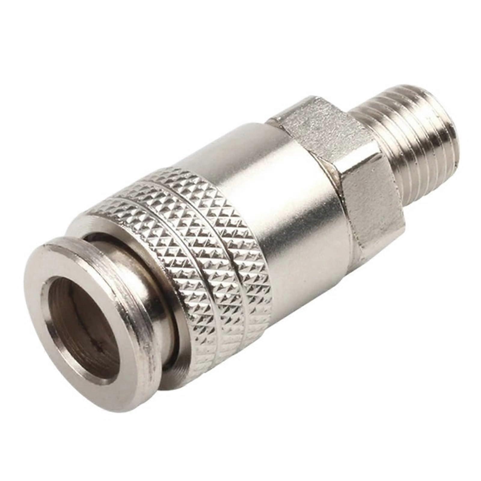 Inner Thread Head Pneumatic Plug Connector G1/4 Male Thread Coupling Plug EU-Standard for Air Compressor