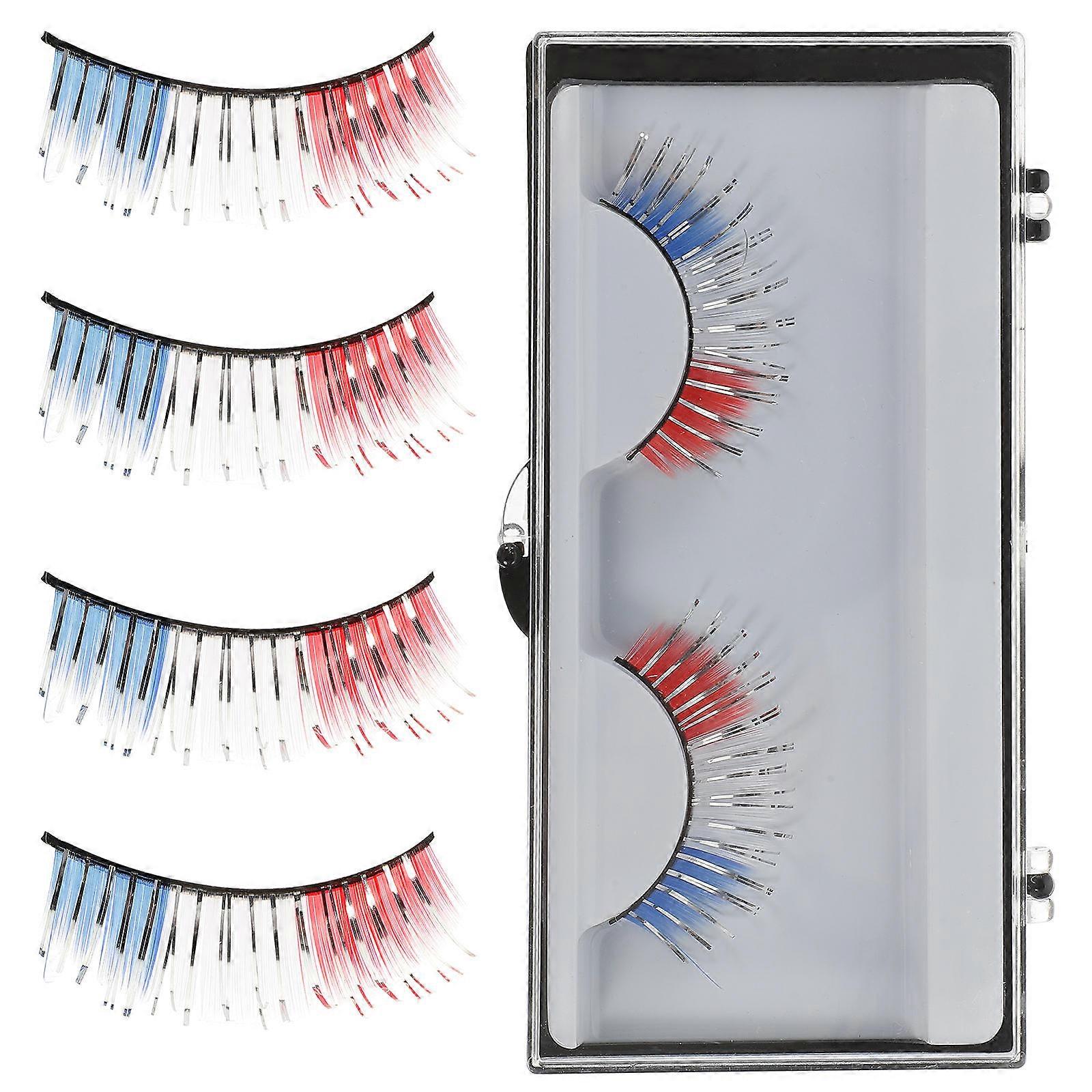 Fake Eyelashes For Festival Performance Halloween With Random Style Approx. 5X3X1Cm Eyelash Decoration 3Pairs