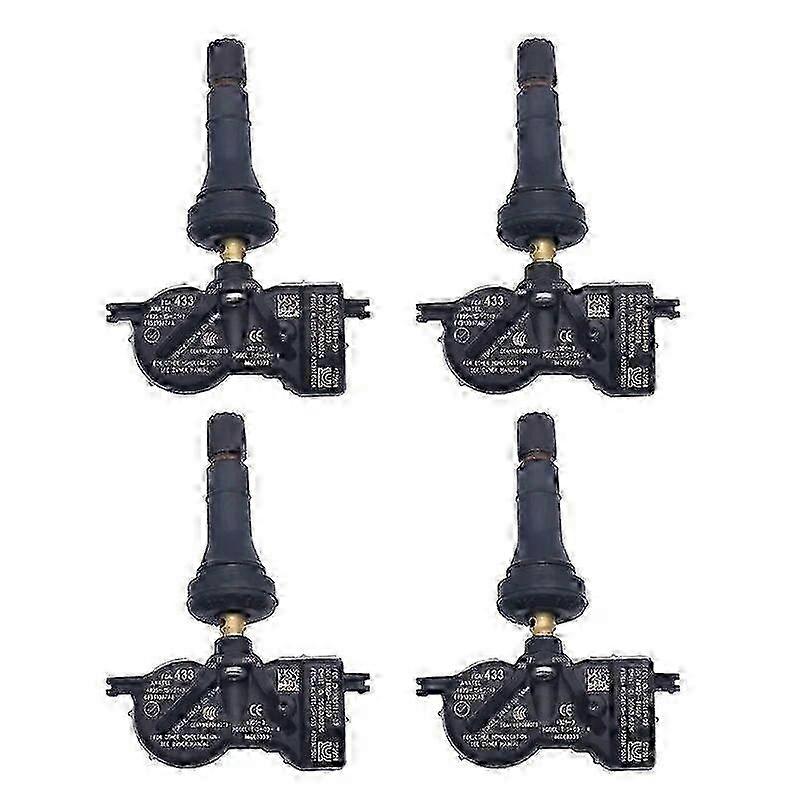 2025 4 STÜCKE FÜR 2016-2021 Jeep Grand Cherokee Kompass Dodge Durango TPMS 433MHz TPMS SENSOR 68313387AB 68313387AA 68252493AA