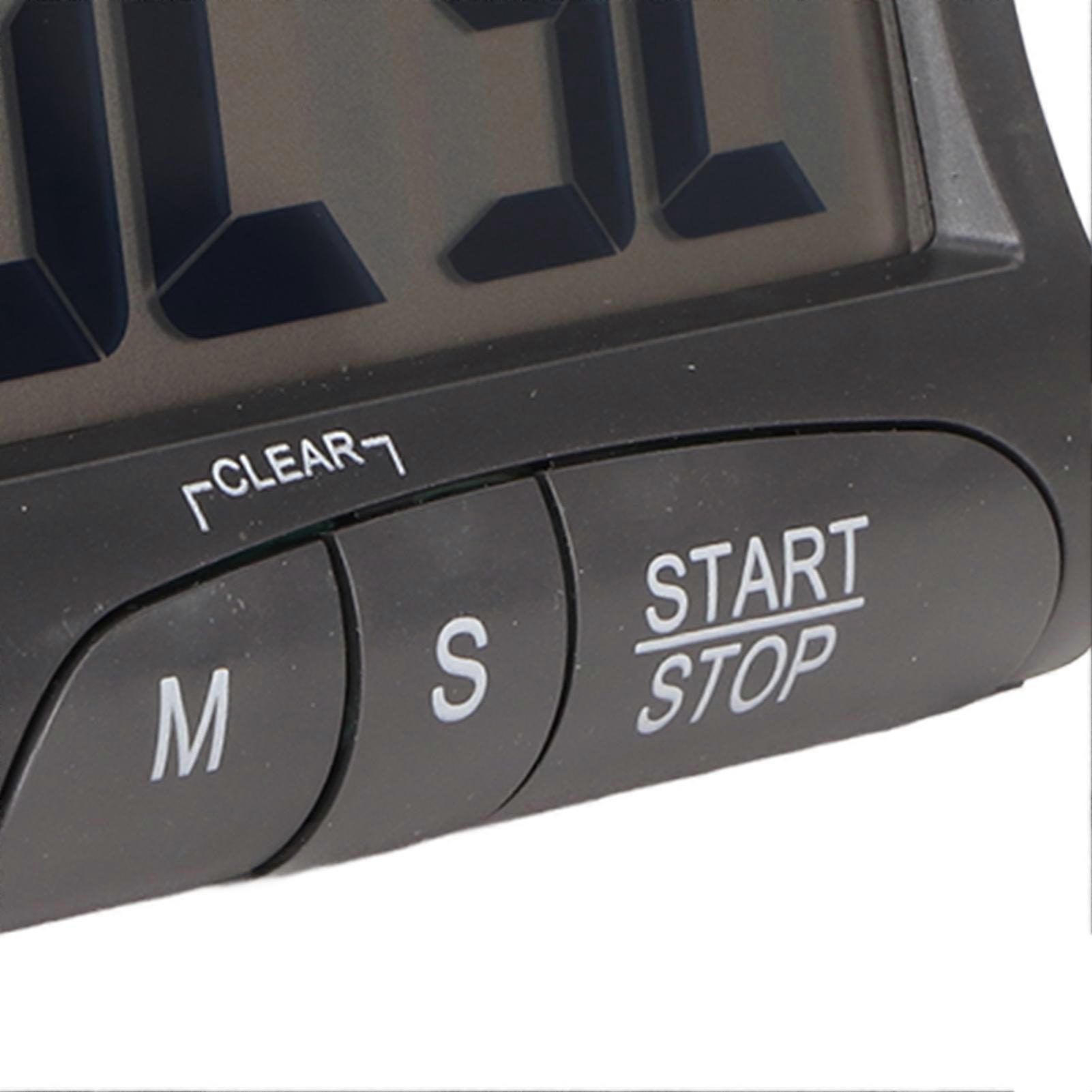 2PCS Digital Timer Multifunctional Magnetic Digital Countdown Timer with Large Digital Display for Office Kitchen