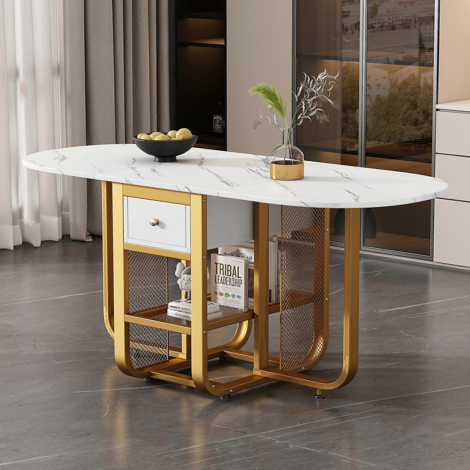 kashemano foldable dining table， three forms and storage function, L160cm*W70cm*H75cm