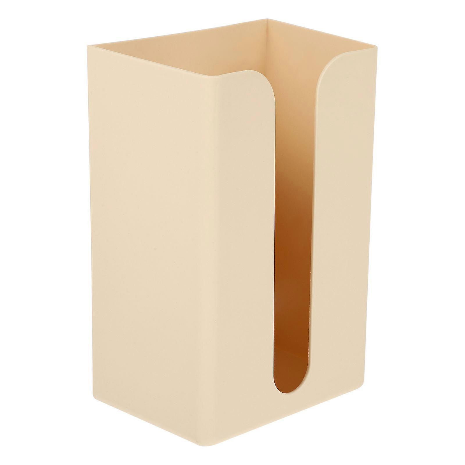 Wall Tissue Box Plastic Napkin Container For Kitchen Bathroom Office 20x13x9cm Space Saving 1Pcs