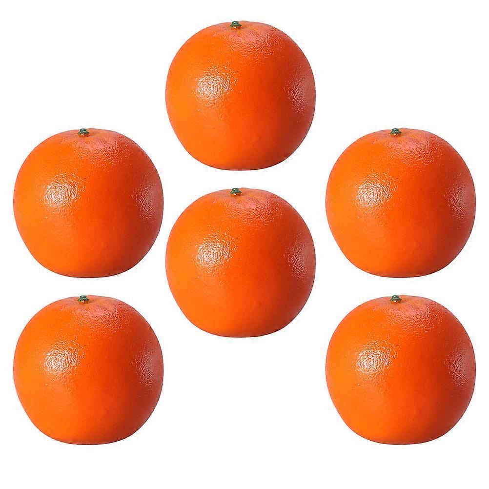 6 Pcs Artificial Fruit Model Ornament Realistic Fruit Model Fruit Model Ornament