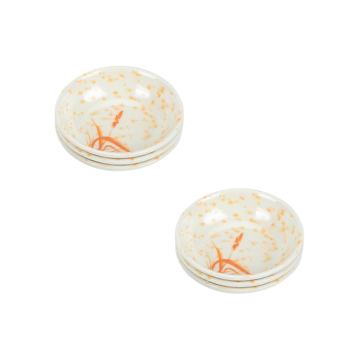 6pcs Multi Sauce Plates Condiment Dishes for Kitchen Use Perfect for Dipping and Serving